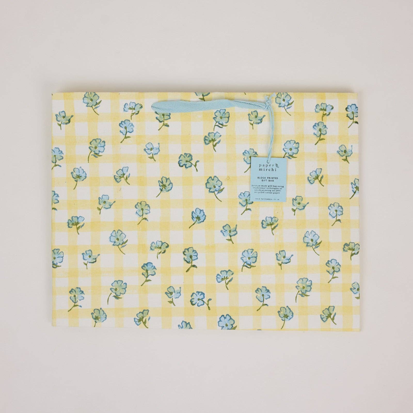 Block Printed Gift Bags (Large) - Alaska