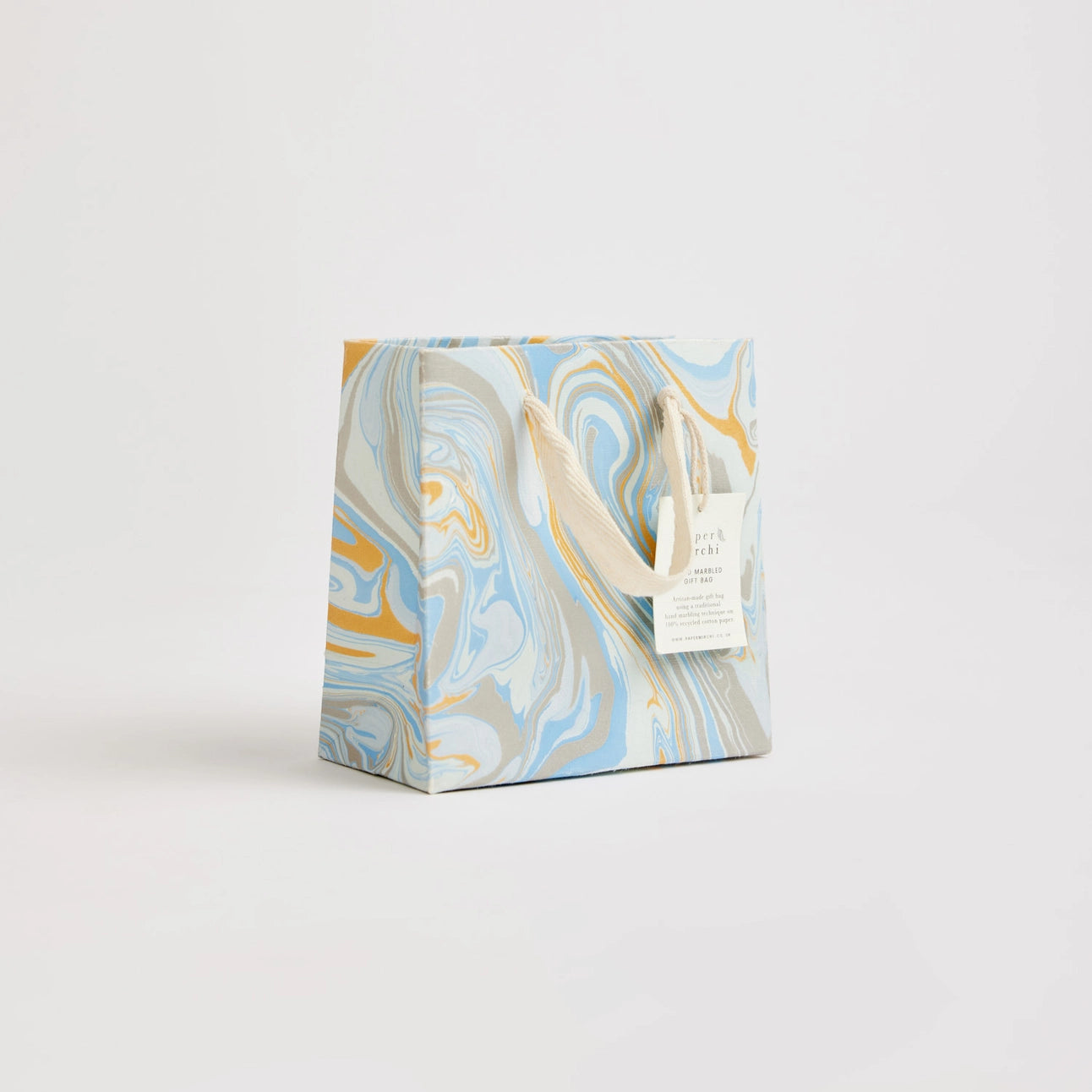 Hand Marbled Gift Bags | 3 Colours & 3 Sizes Available