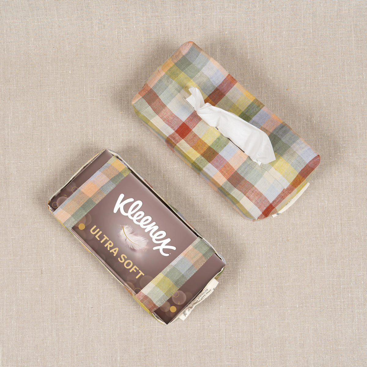 Tissue Box Cover | Aurora Linen