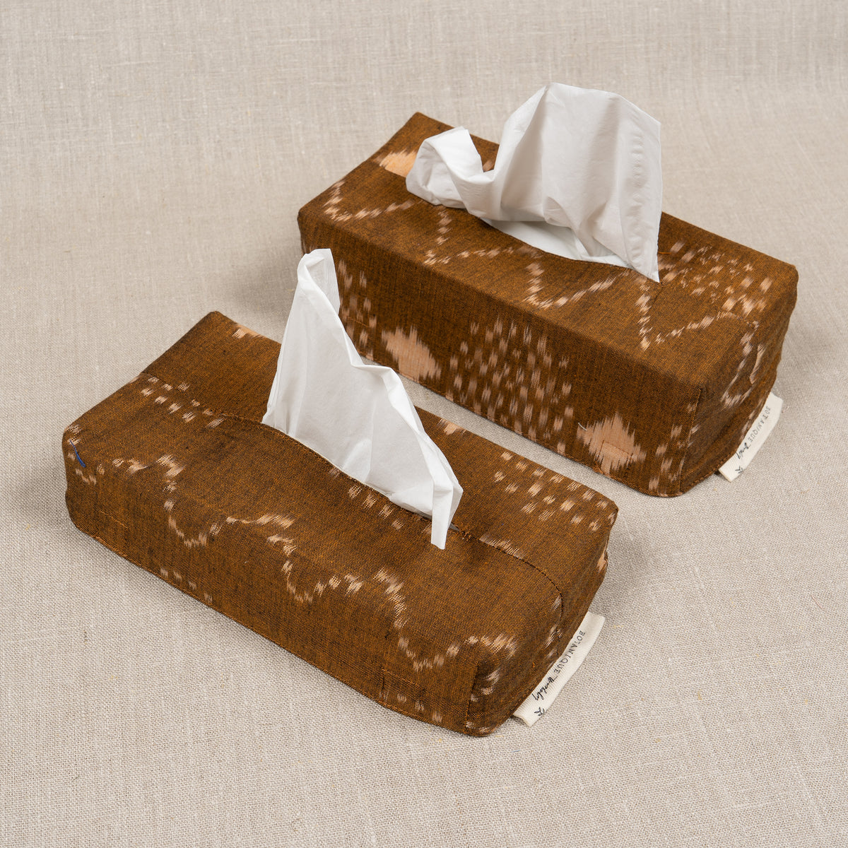 Tissue Box Cover | Dancing Acorn Ikat