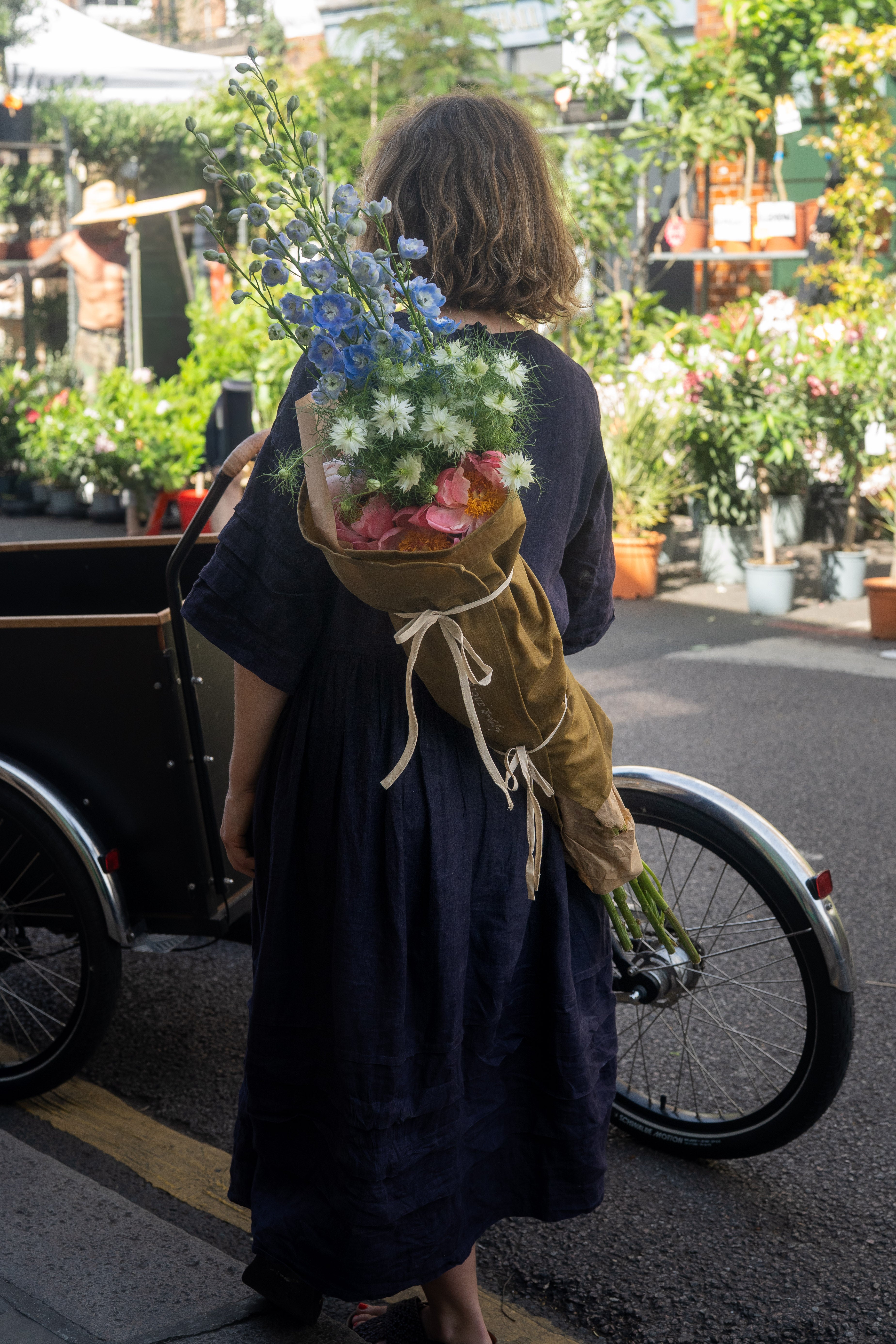 Flower tote bag
