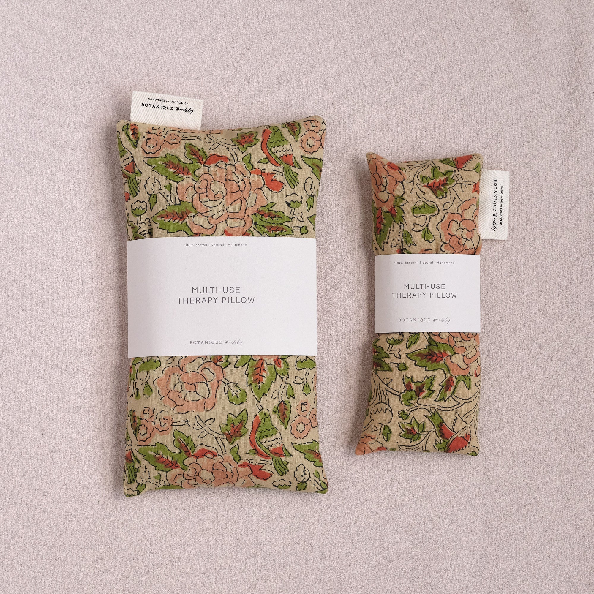 Multi-Use Lavender Therapy Pillow | Fairytale Block Printed Cotton