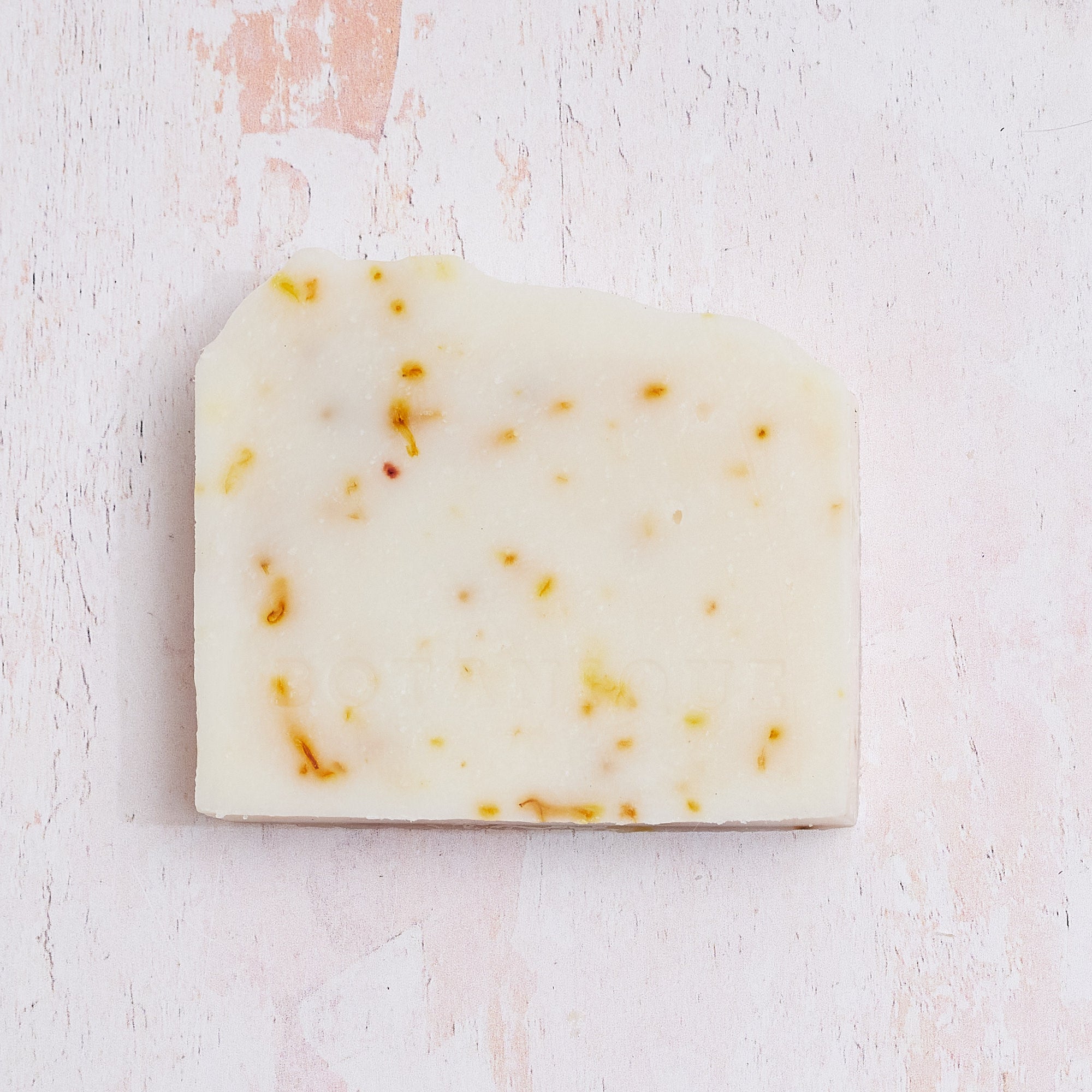 Calendula and basil soothing soap bar