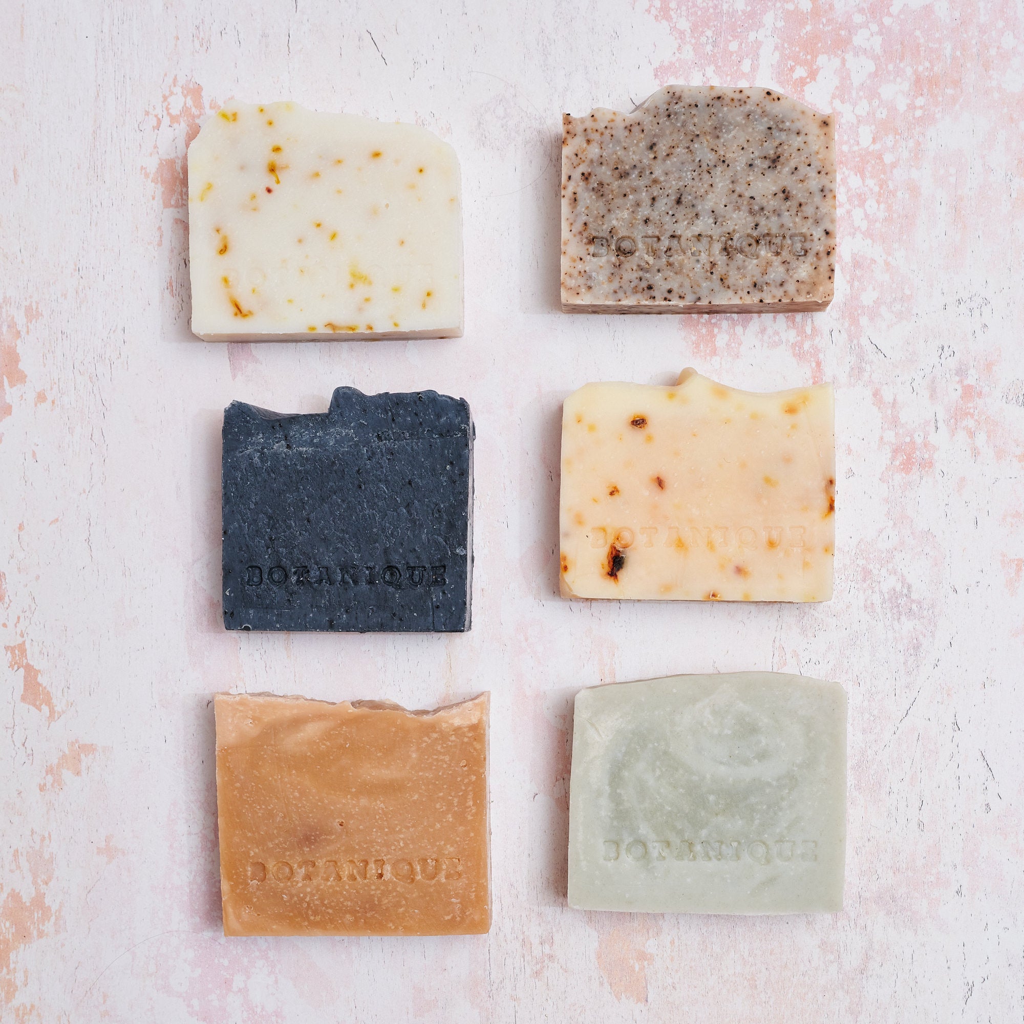 Coffee grounds exfoliating soap bar