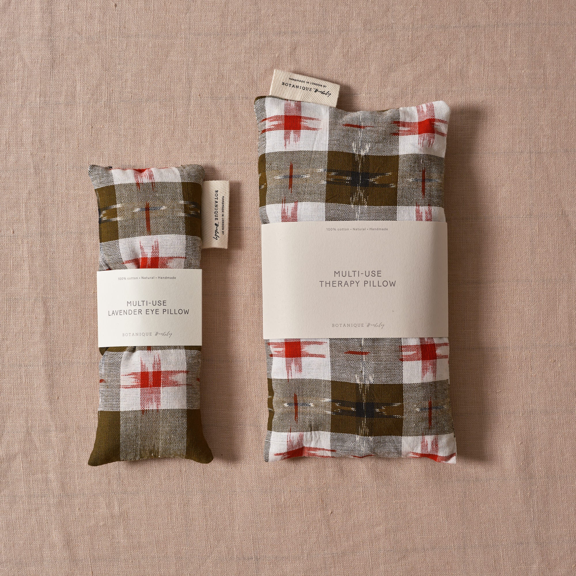 Multi-Use Lavender Eye Pillow | Oslo Ikat Cotton