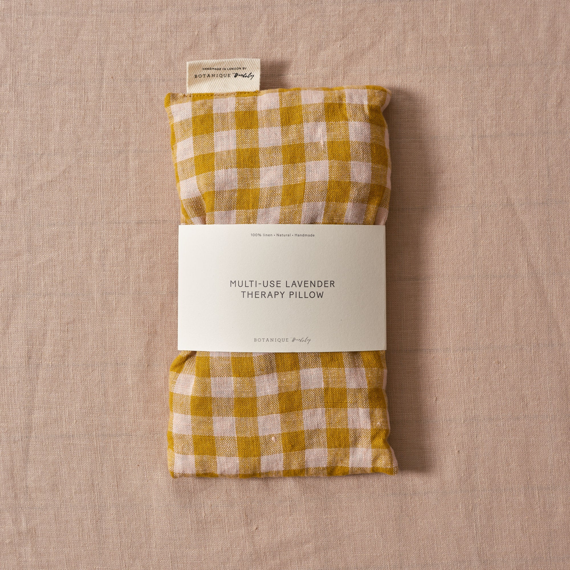 Multi-Use Lavender Therapy Pillow | Linen Wes Gingham