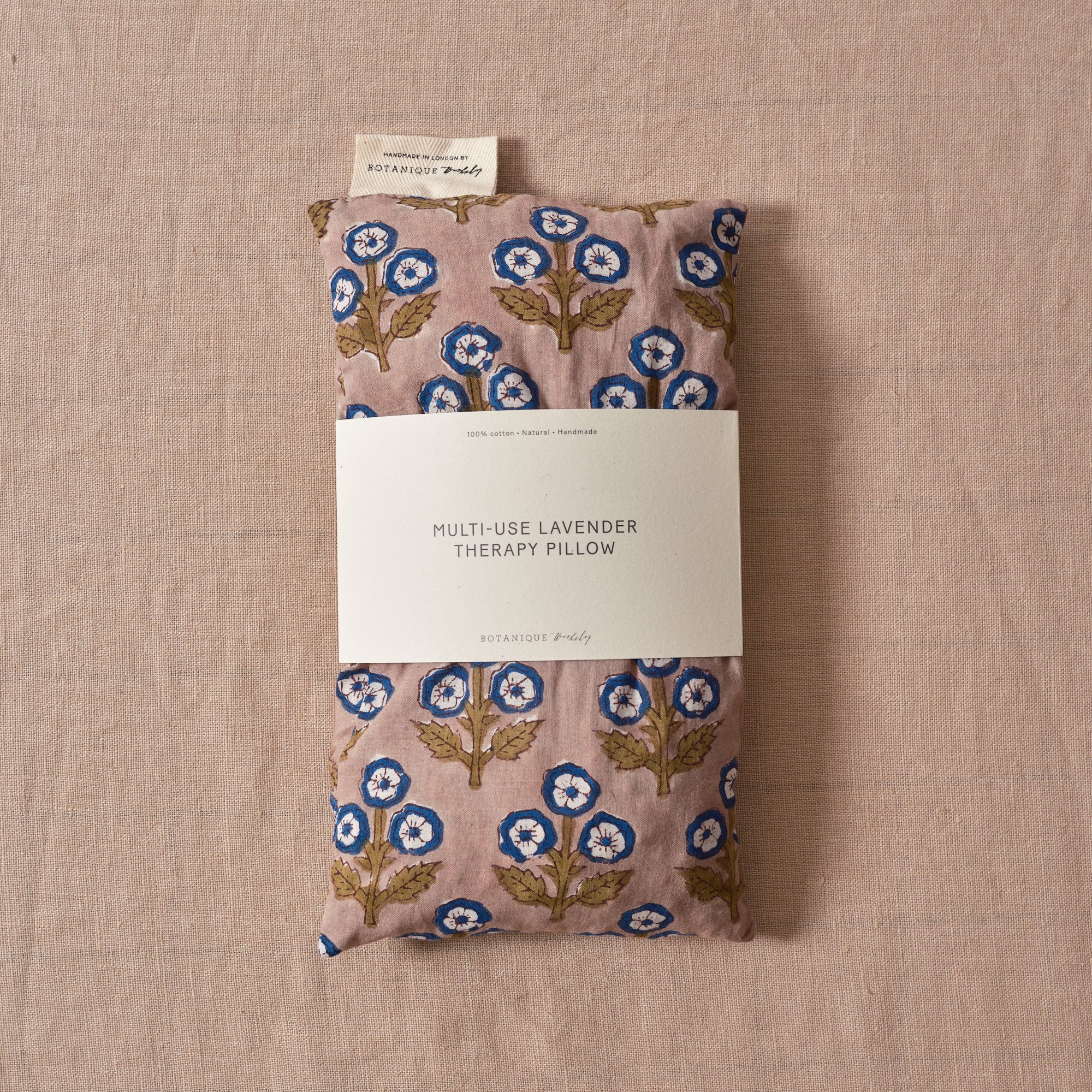 Multi-Use Lavender Therapy Pillow | Dimpsey Block Printed Cotton