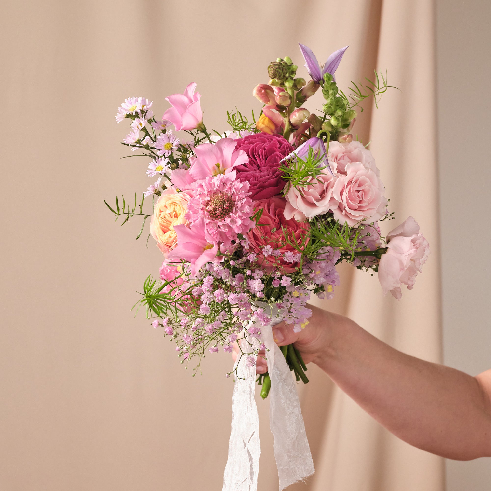 Brights in Bloom Bridesmaid Bouquet