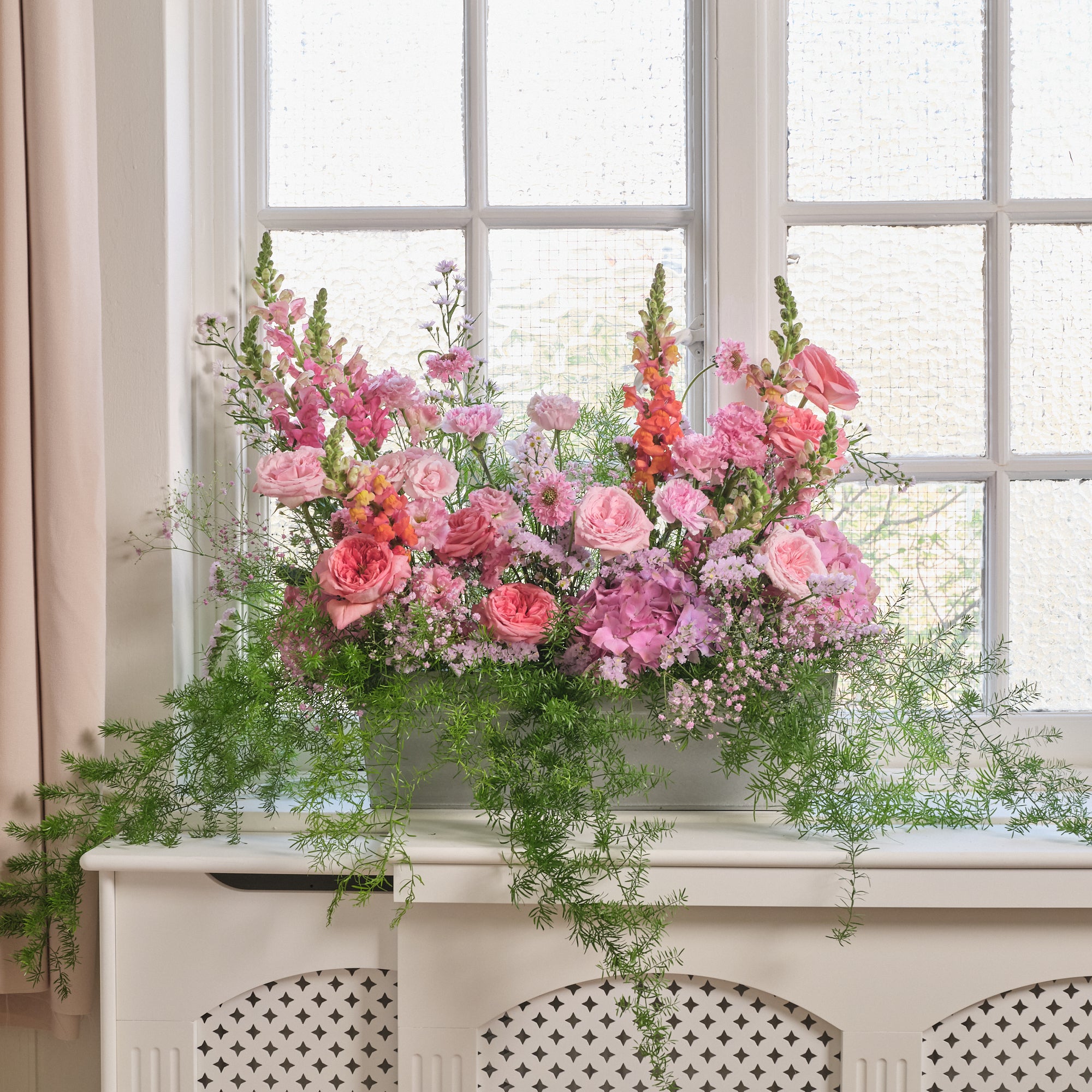 Brights in Bloom Large Trough Arrangement