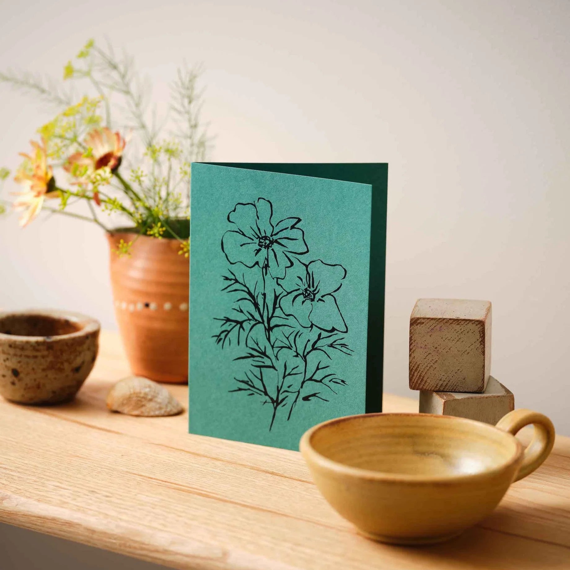 Cosmos Greetings Card