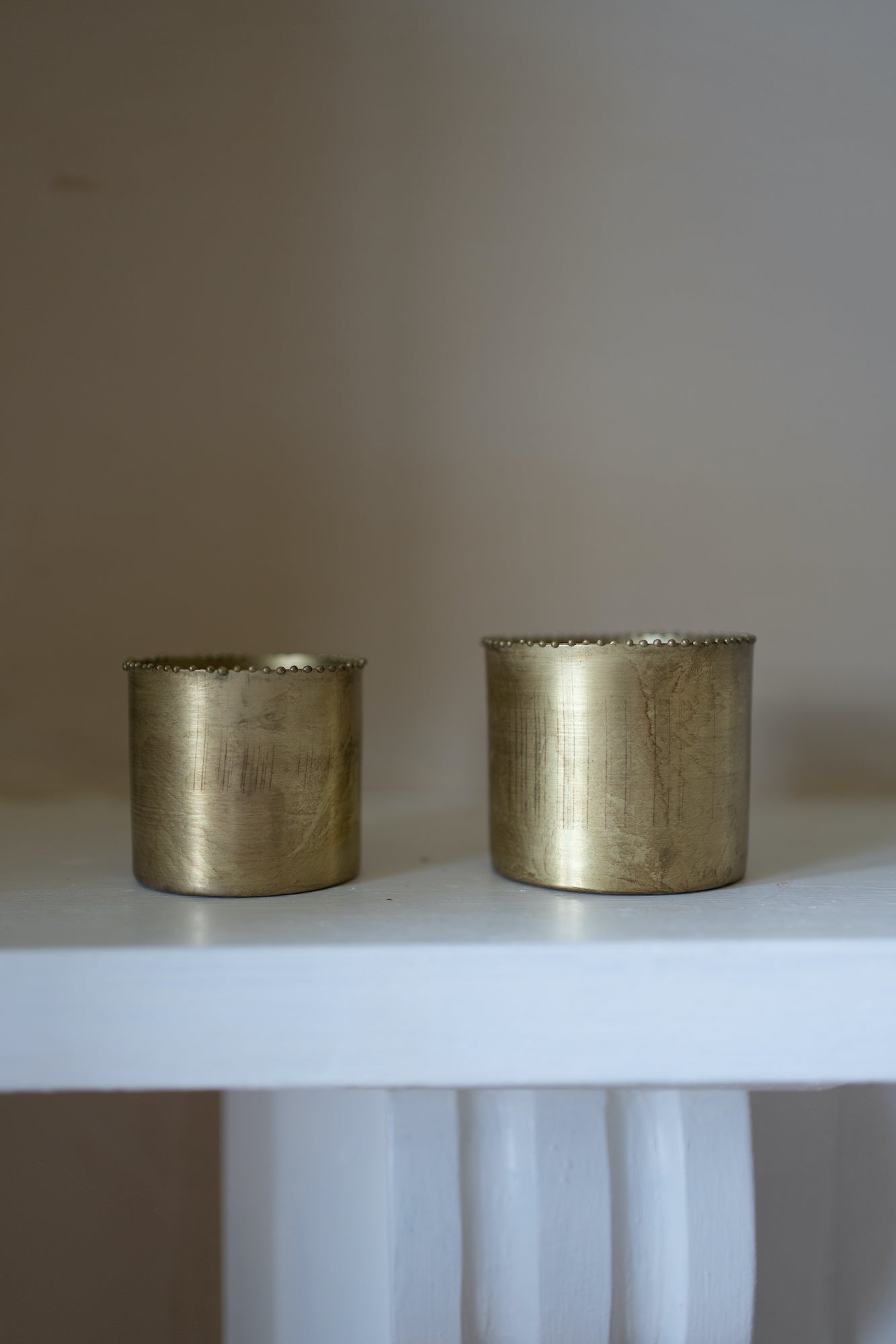 Metal Bead Candle Holders | 2 Sizes Available