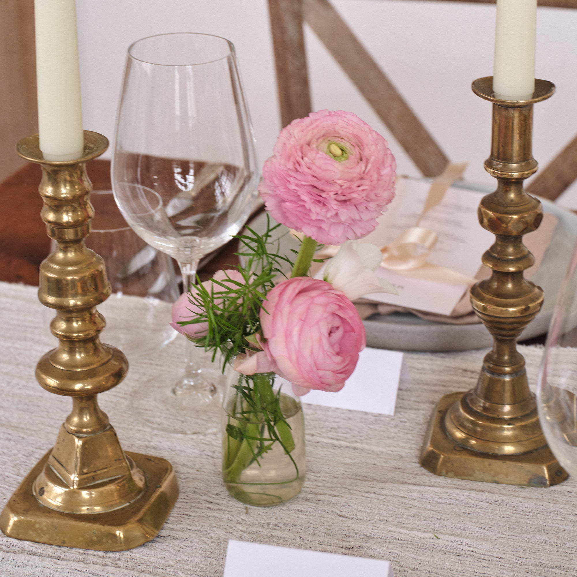 Dusty Nudes Bud Vase Arrangements