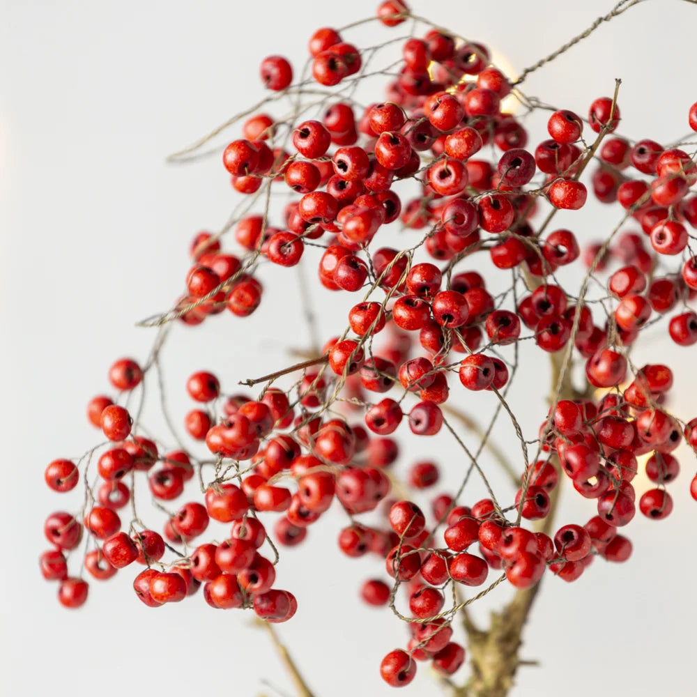 Red Berry Wooden Garland