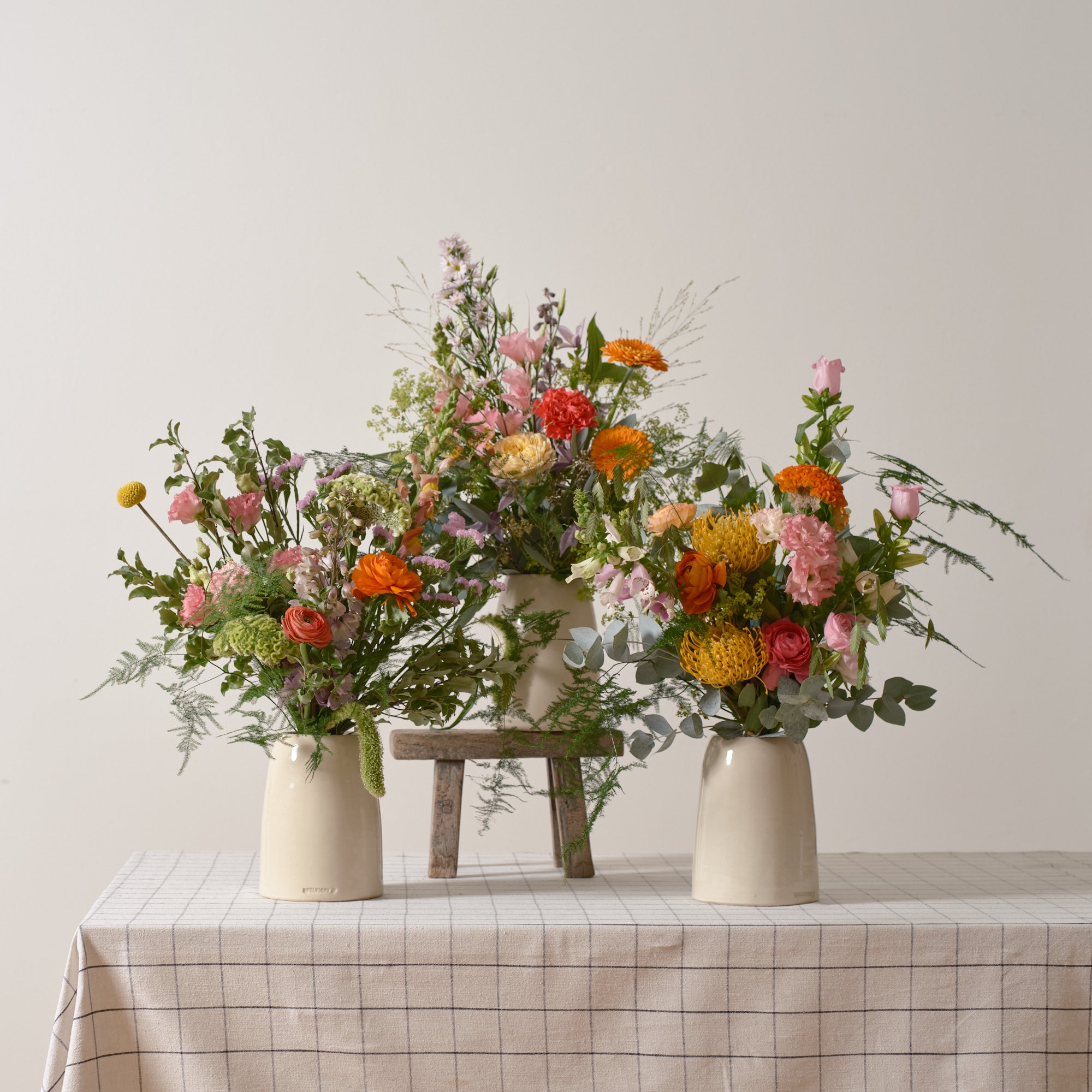 Florists Pick Colourful Bouquet