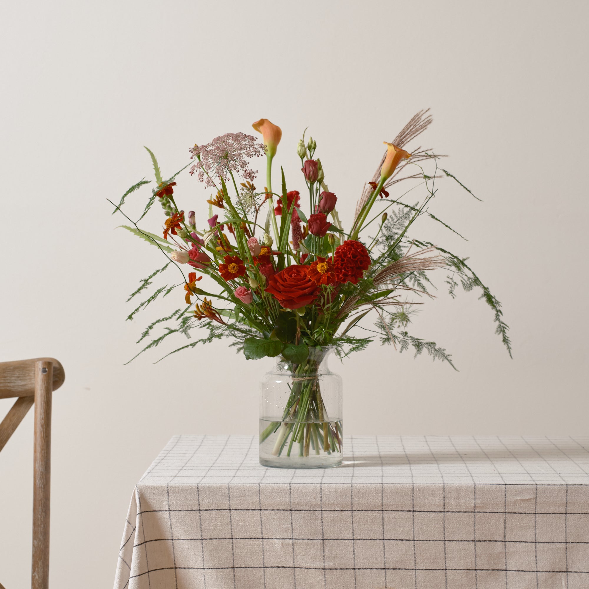Florists Pick Reds and Rusts Bouquet