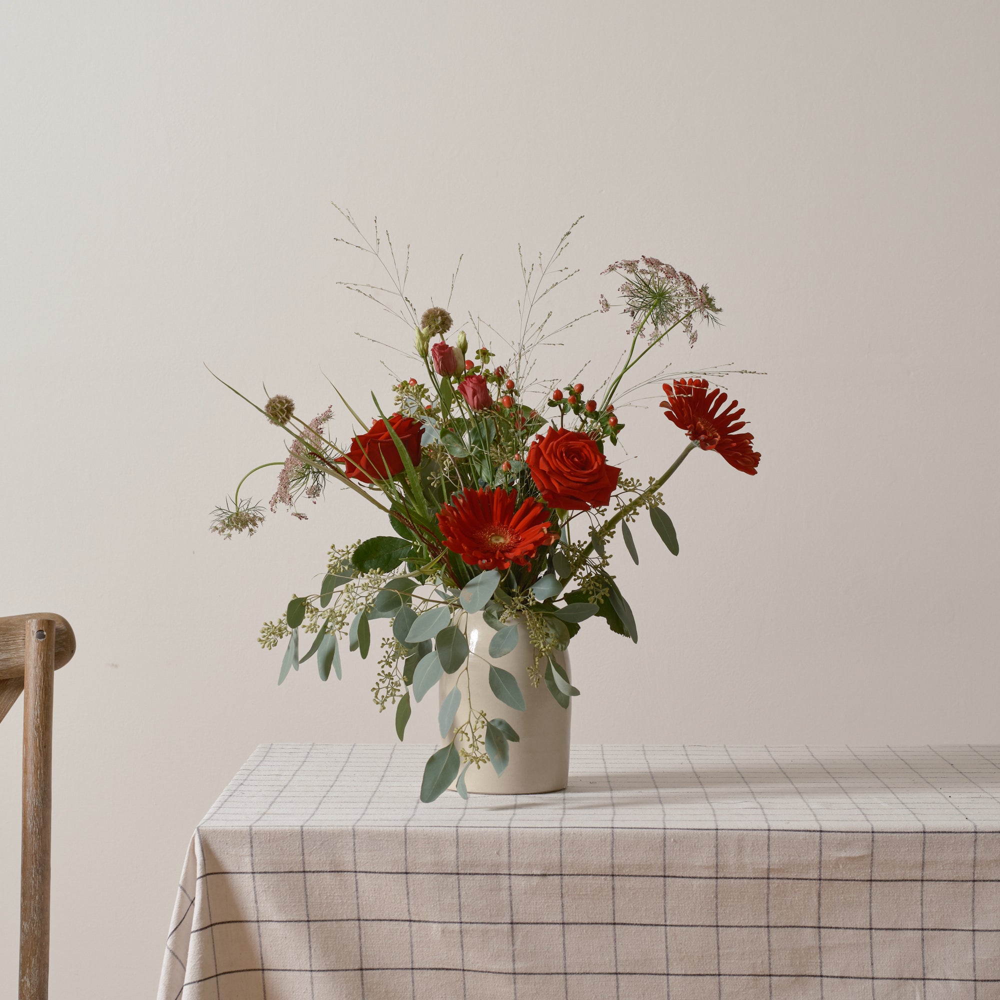 Florists Pick Reds and Rusts Bouquet