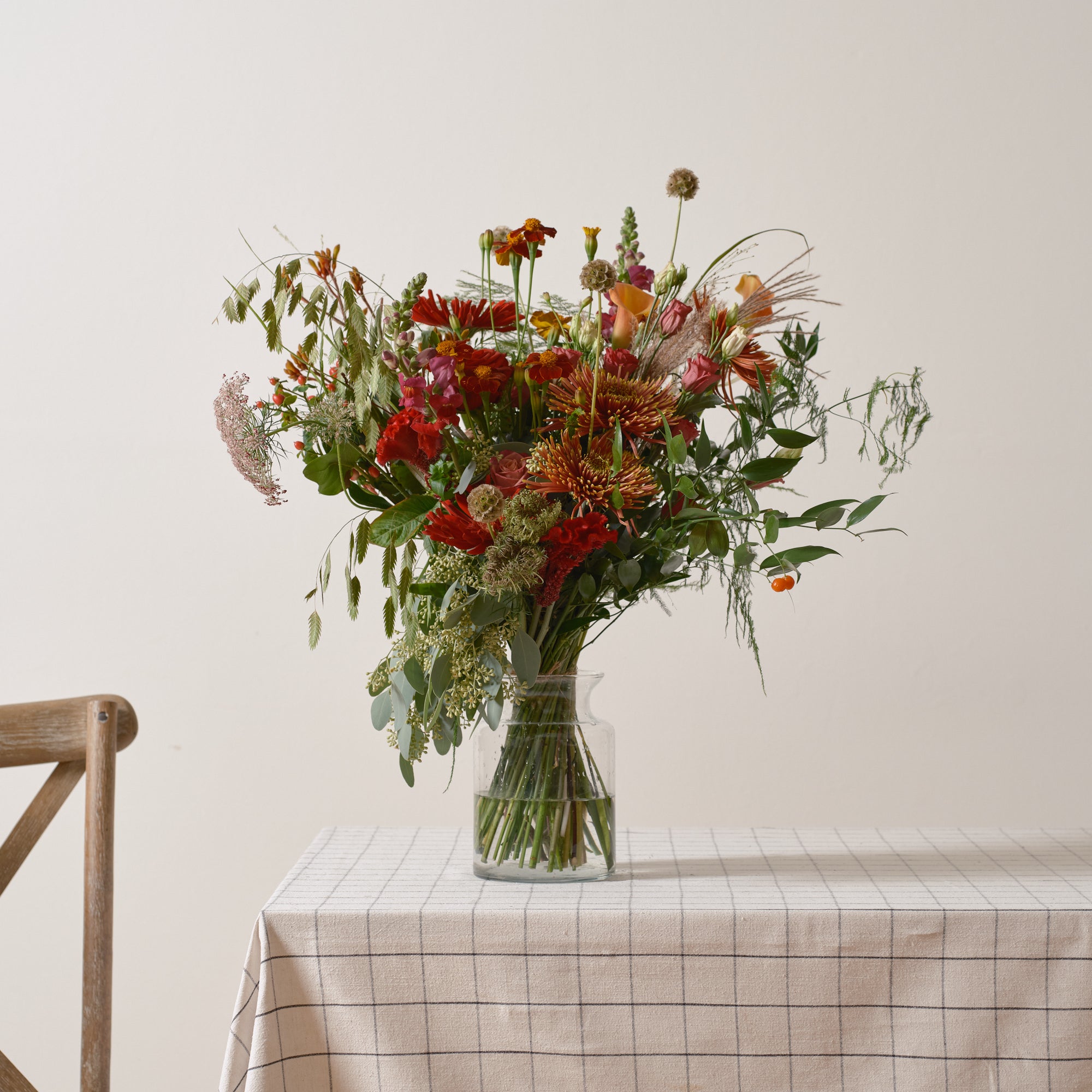 Florists Pick Reds and Rusts Bouquet