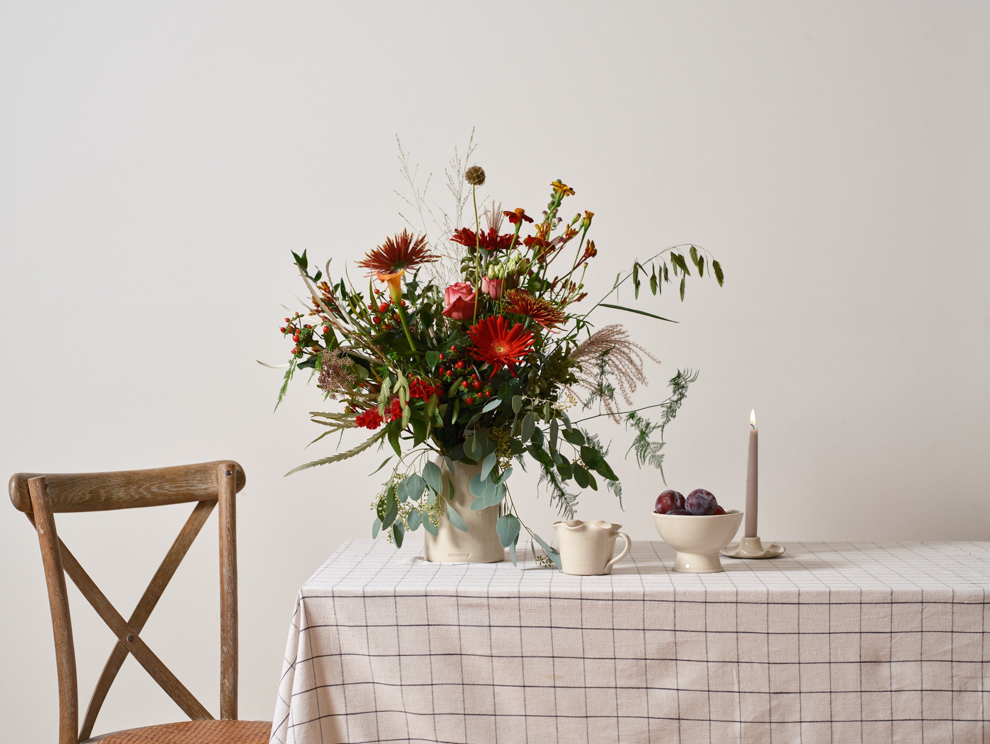 Florists Pick Reds and Rusts Bouquet
