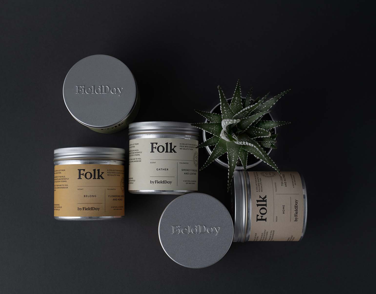 Folk Tin Candle | Home