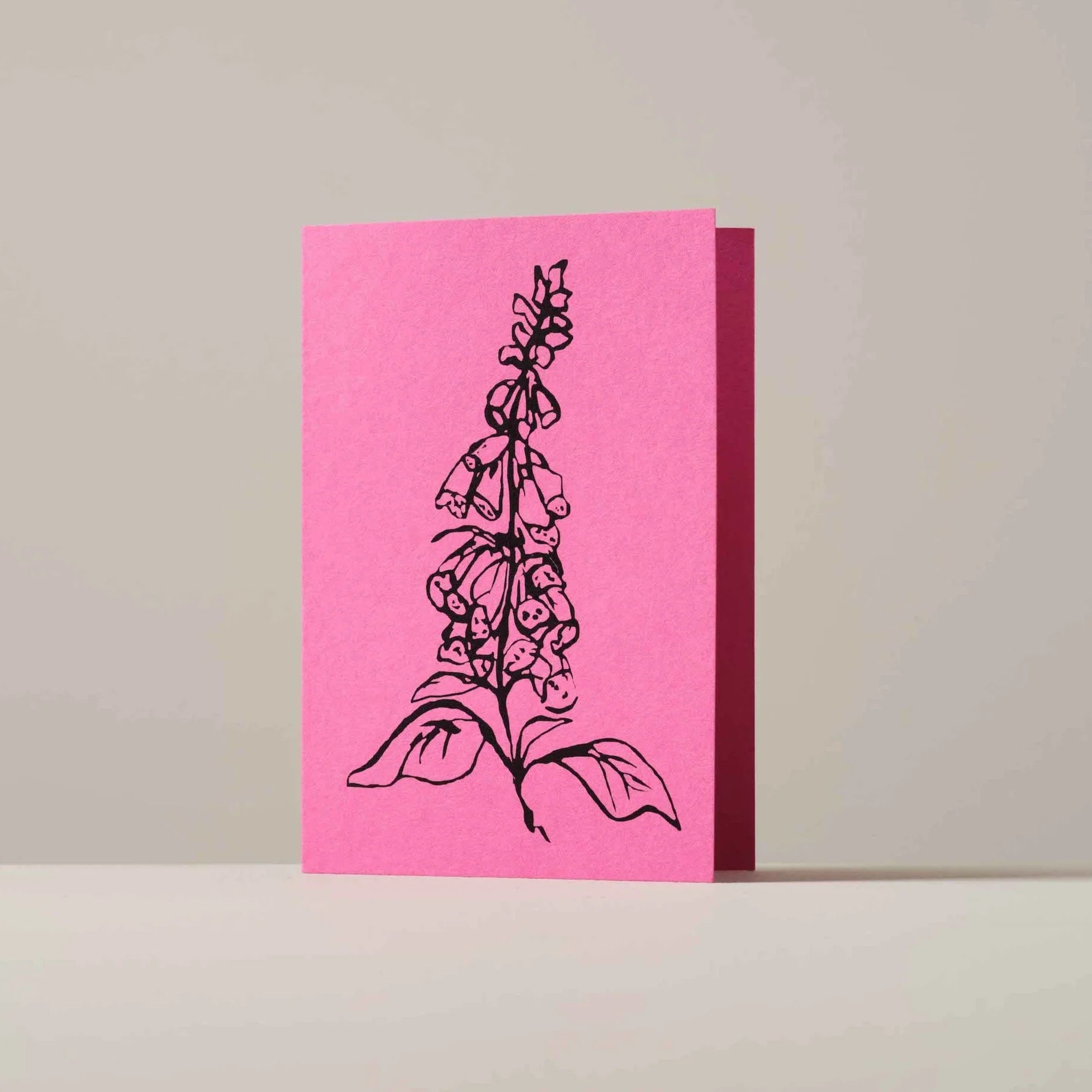 Foxglove Greetings Card