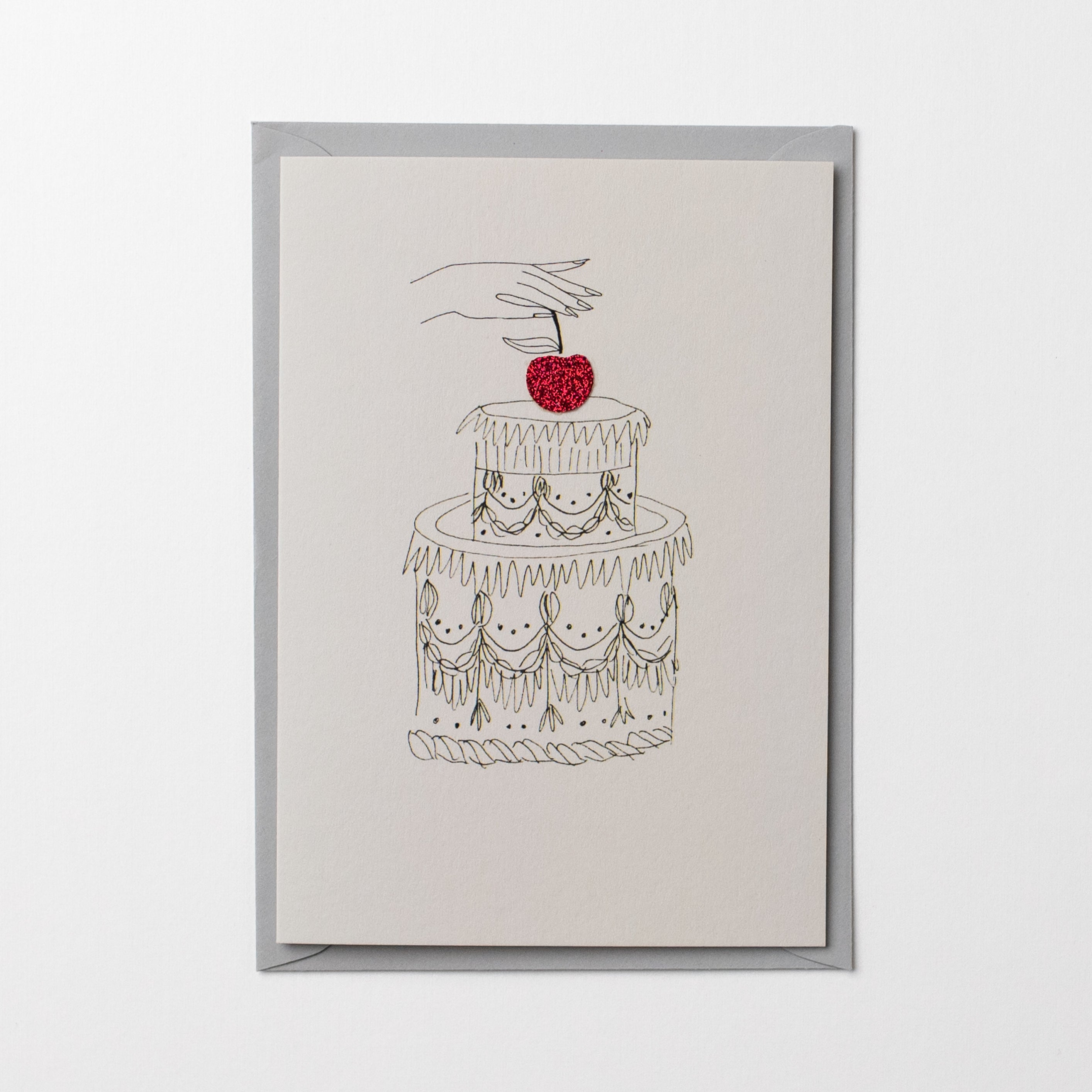 Cherry on the Cake Greetings Card