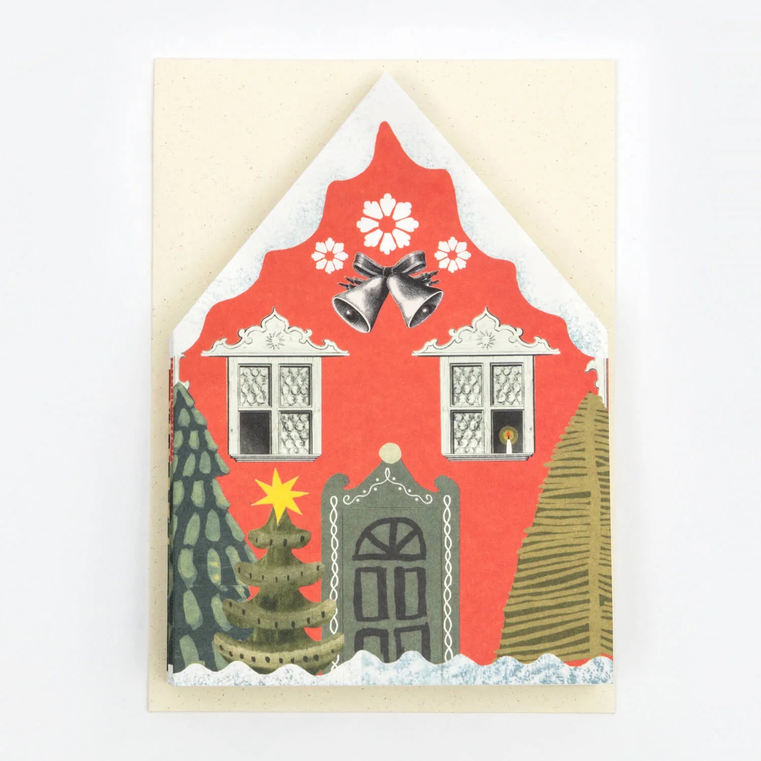 Christmas Houses Concertina Card