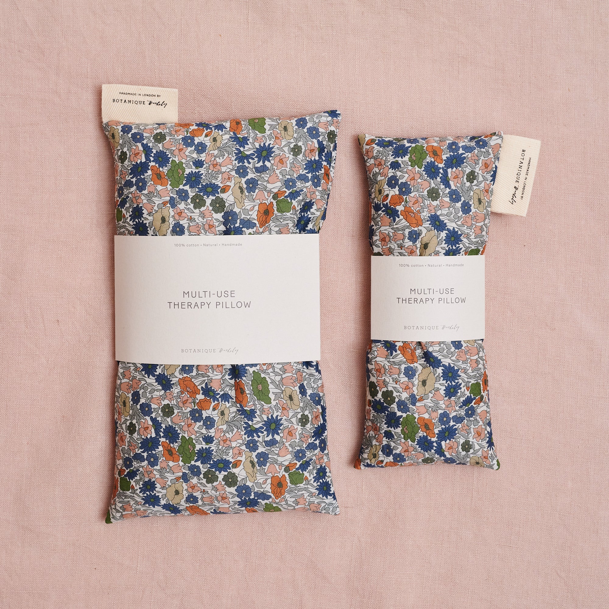 Multi-Use Lavender Therapy Pillow: Liberty Print Poppy B