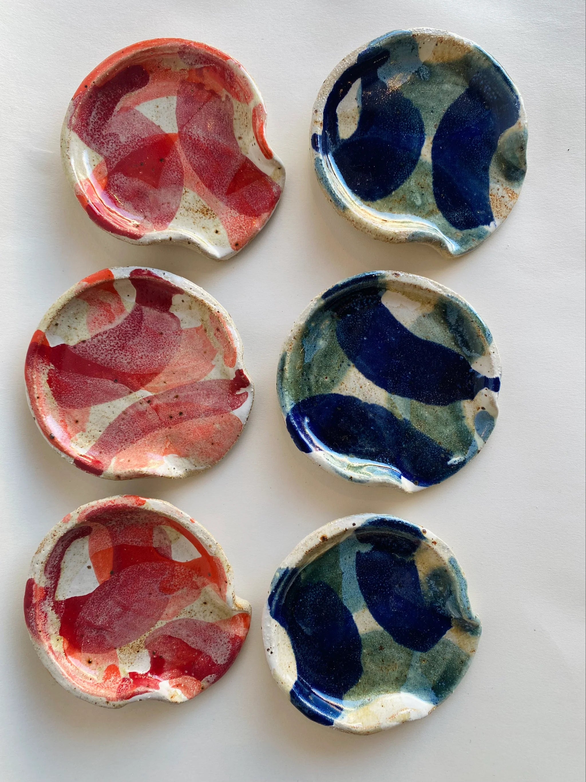 Spoon Rest | Blue Waves