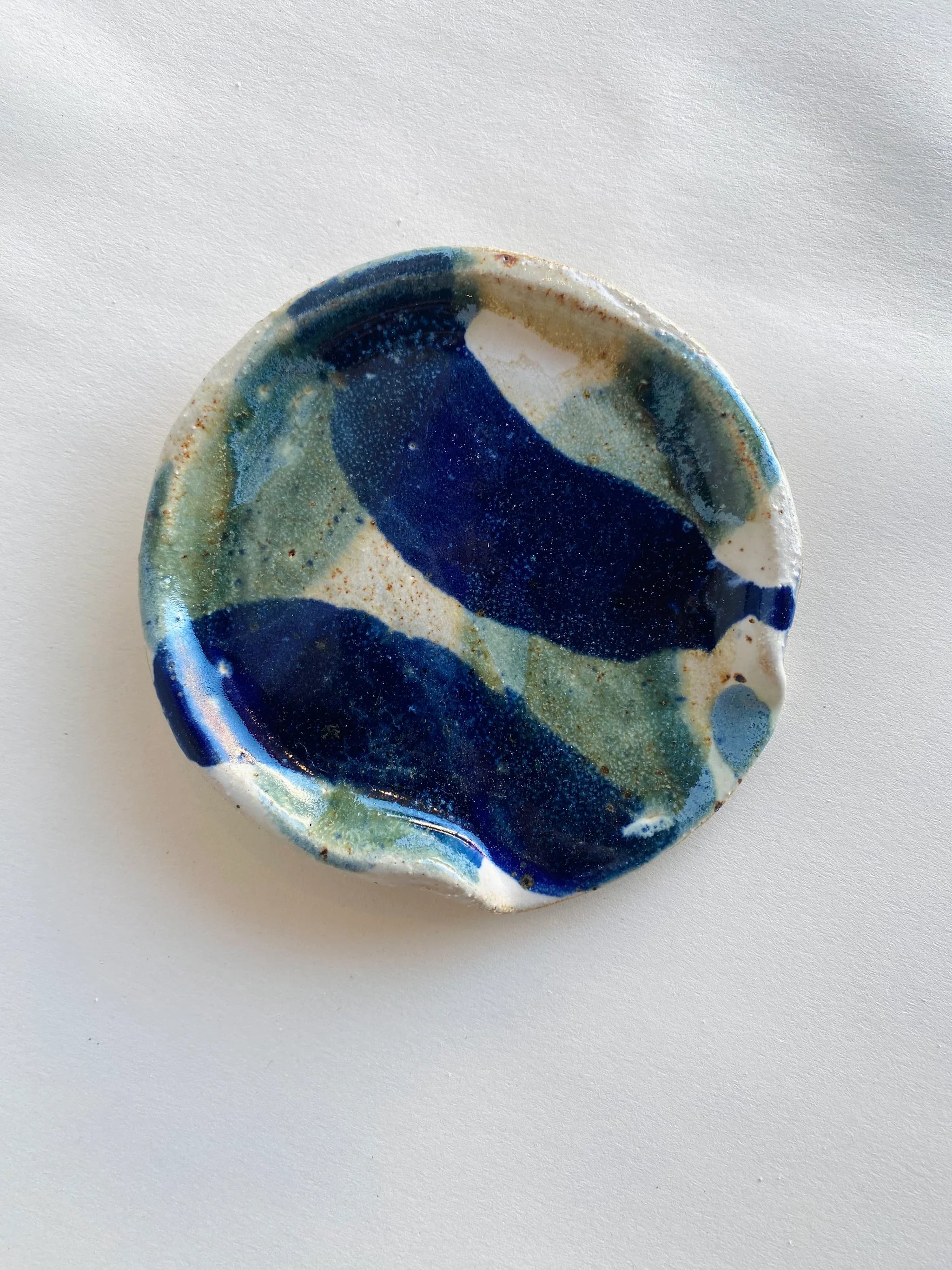 Spoon Rest | Blue Waves