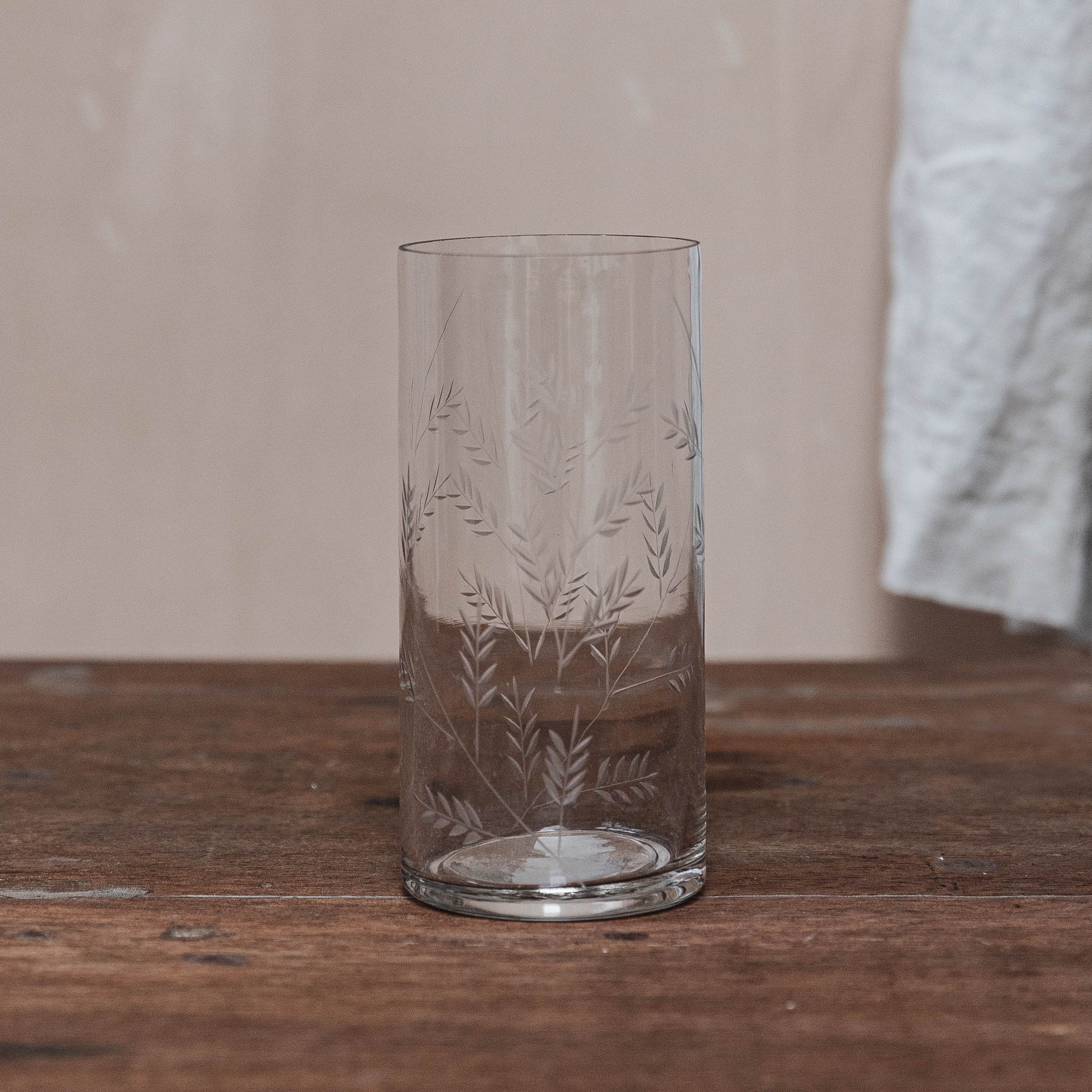 Slim Fern Glass Vase
