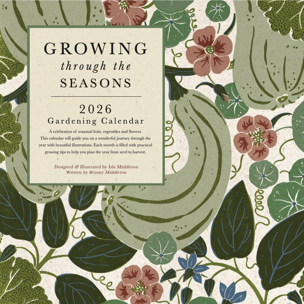 Growing Through The Seasons | Gardening 2026 Calendar by Isla Middleton