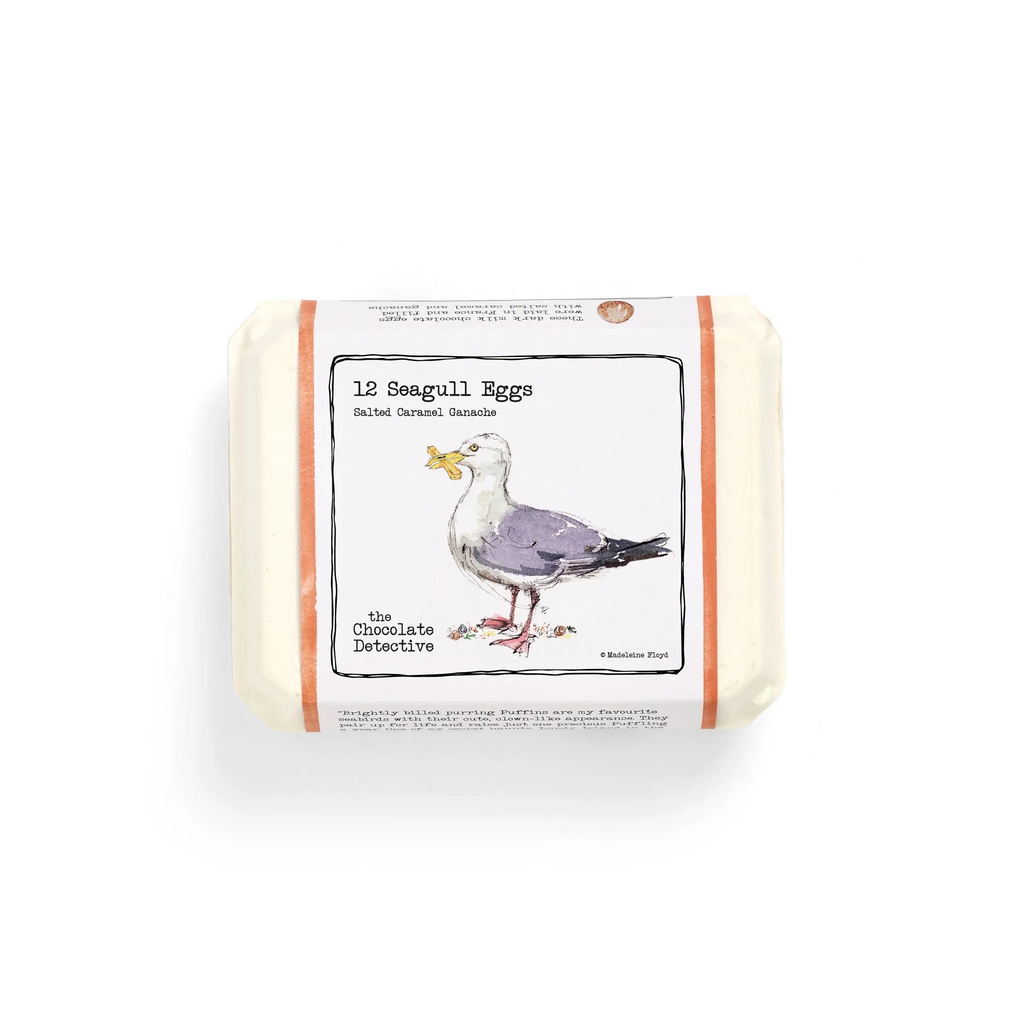 12 Salted Caramel Ganache Seagull Eggs