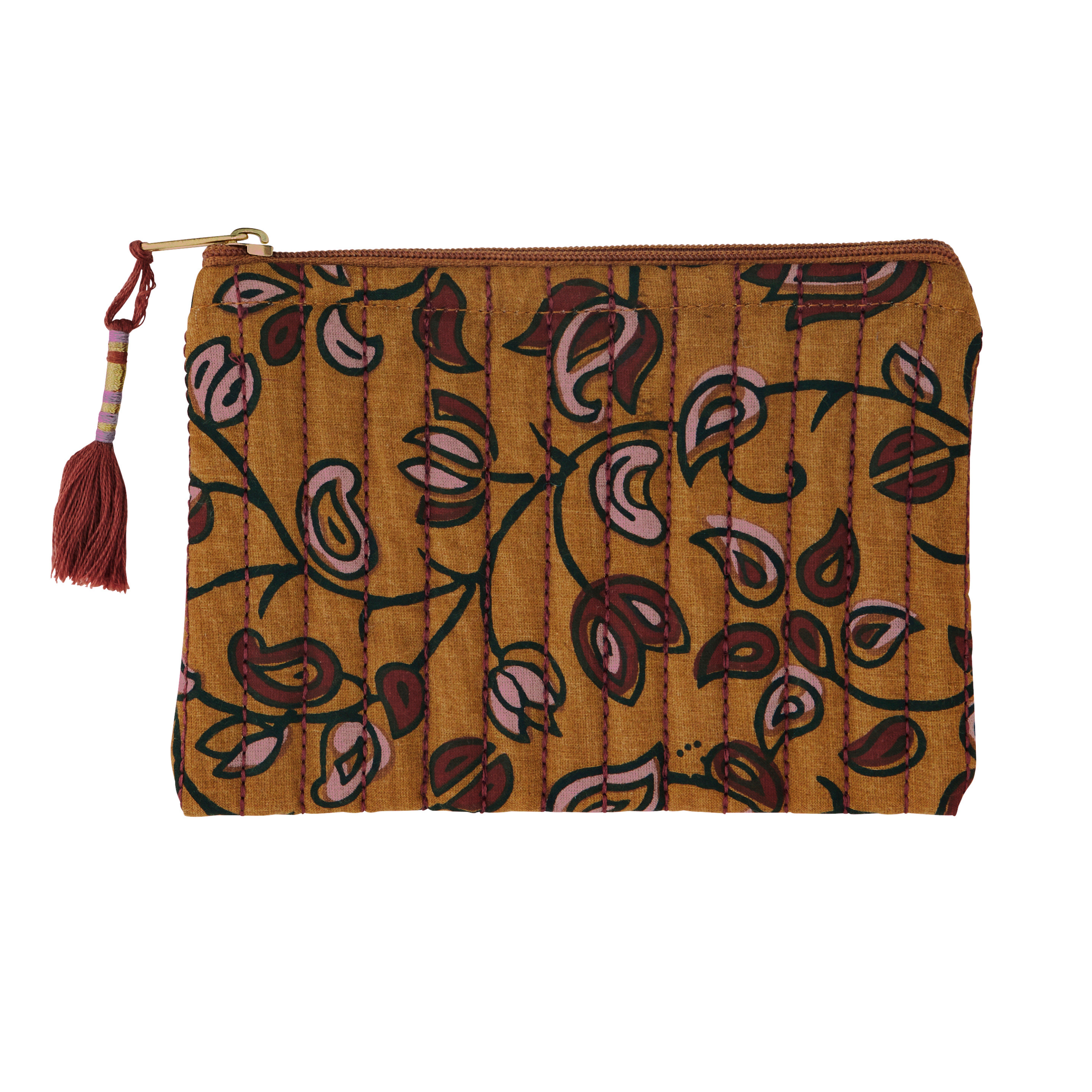 Printed Quilted Cotton Purse