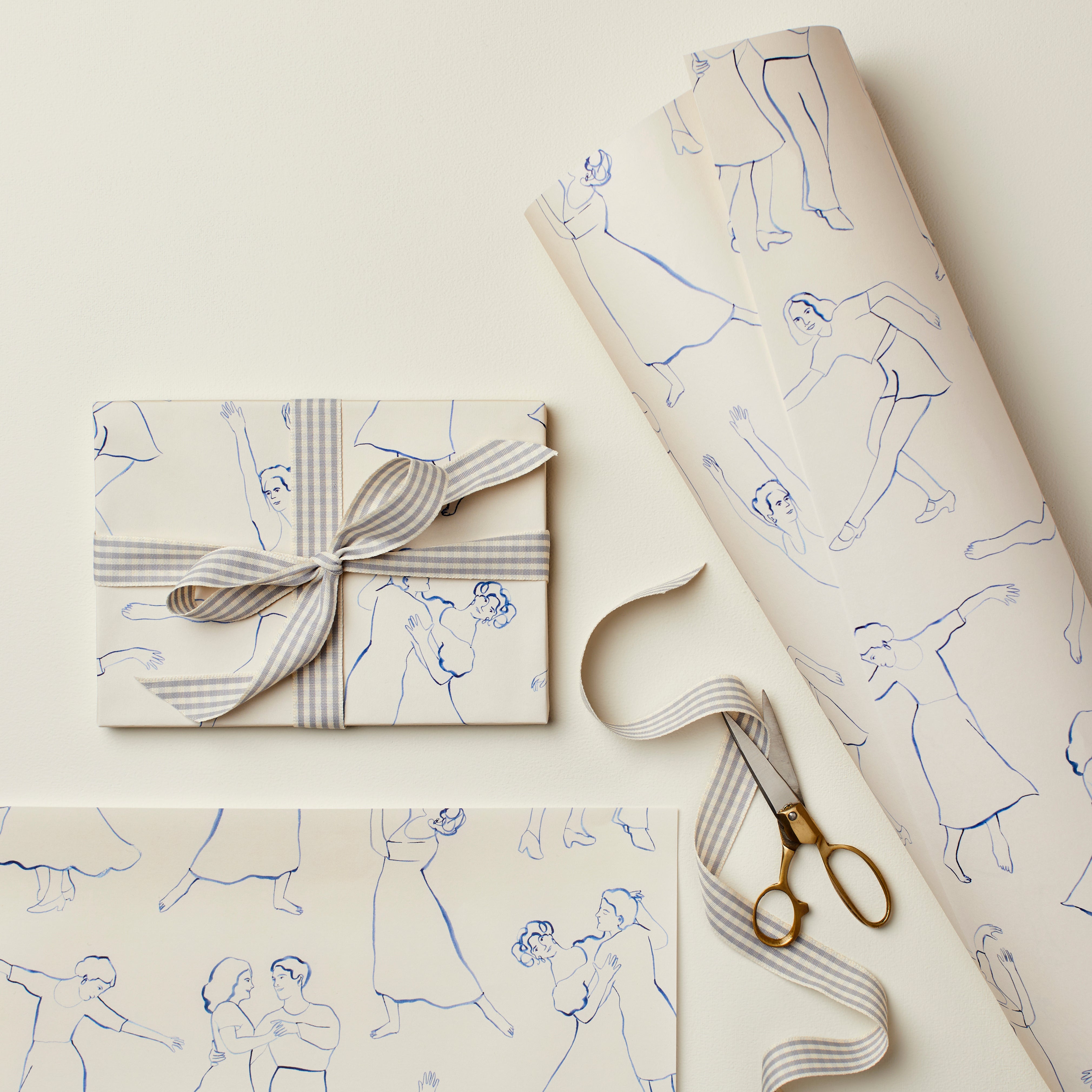 Dancers patterned Wrapping Paper