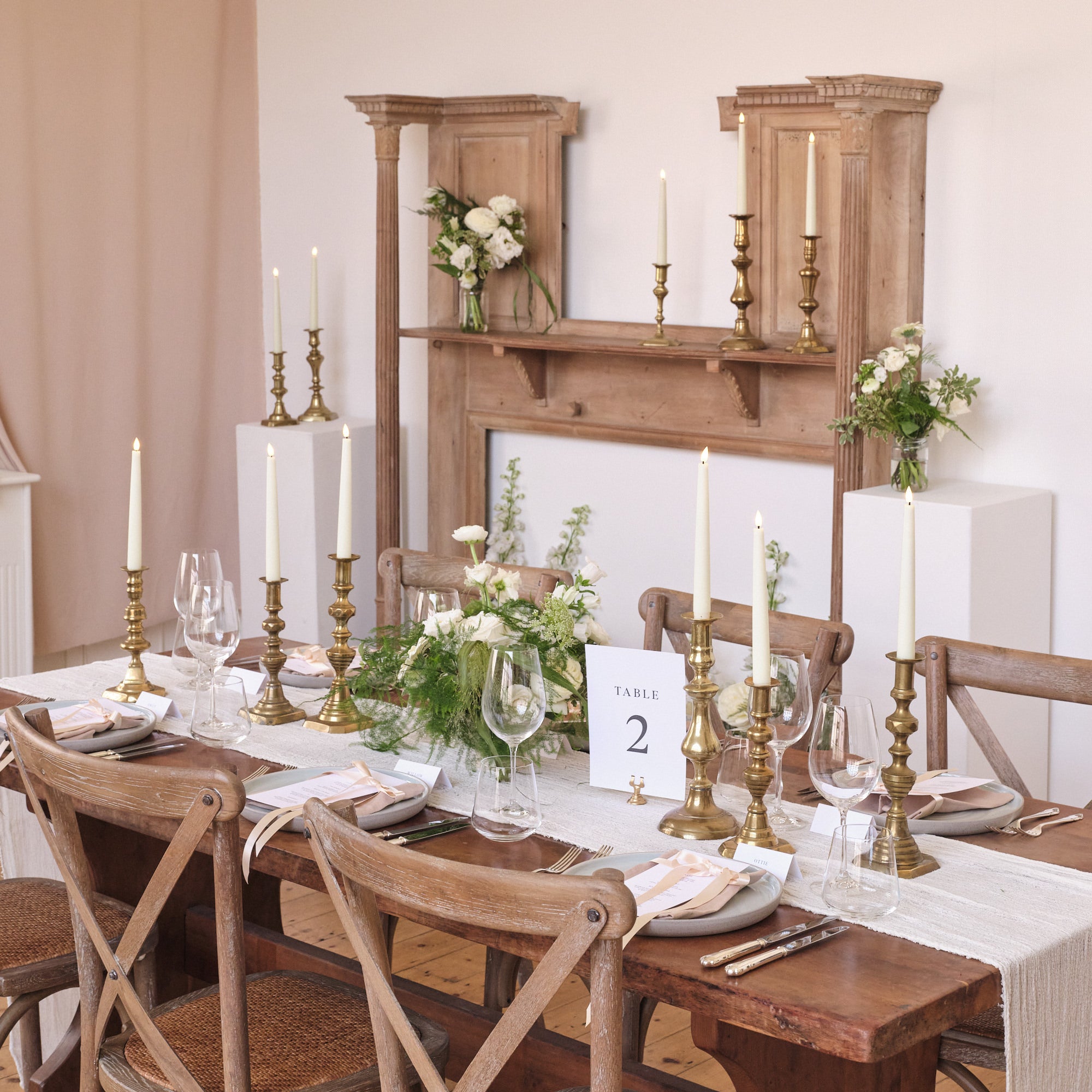 Whimsical White Bowl Arrangements