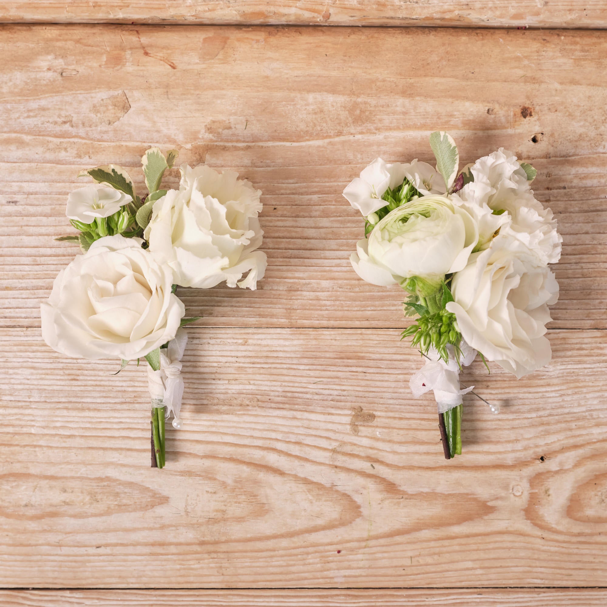 Whimsical Whites Buttonhole / Corsage