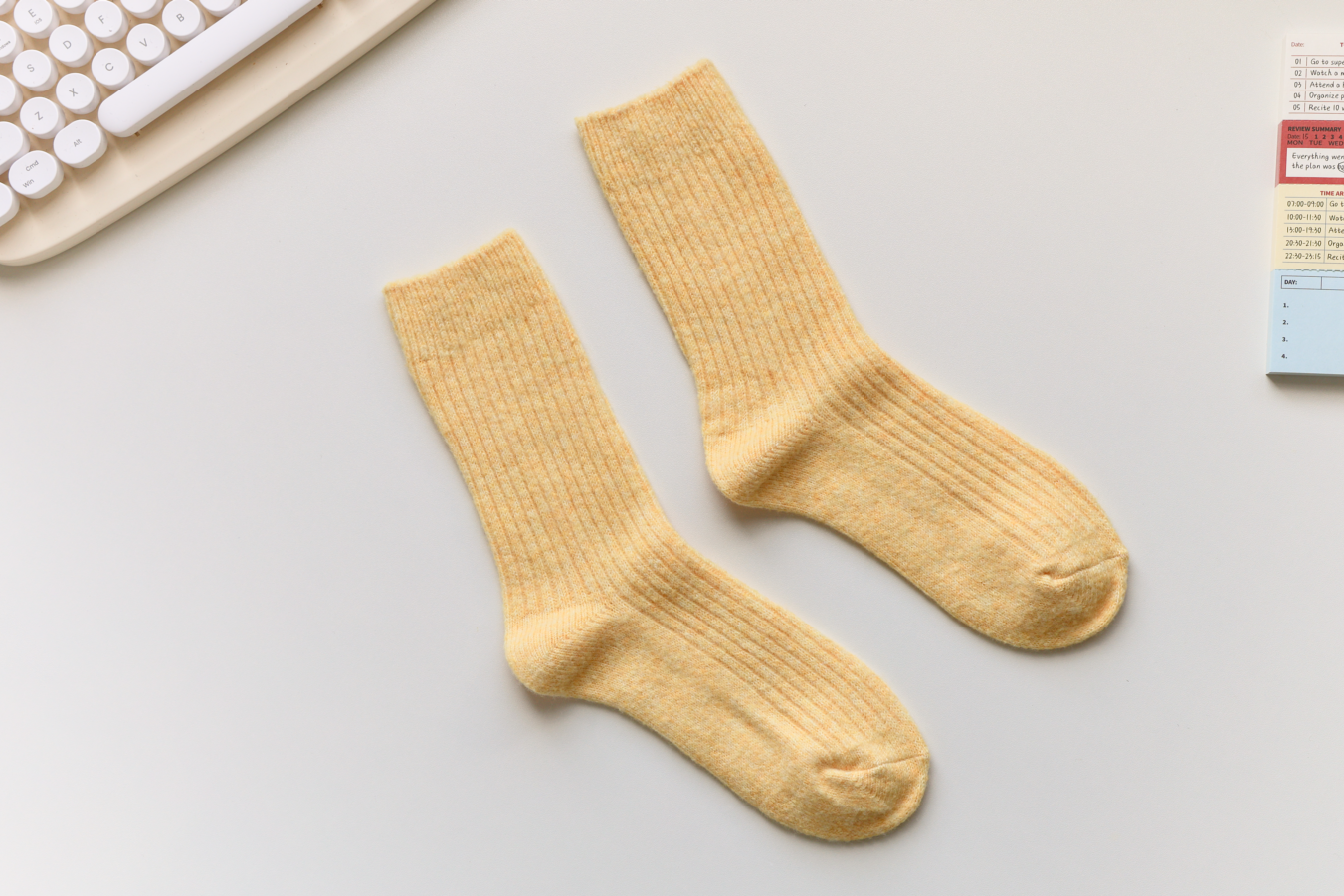 Warm Cashmere & Wool Blend Socks | 4 Colours Available