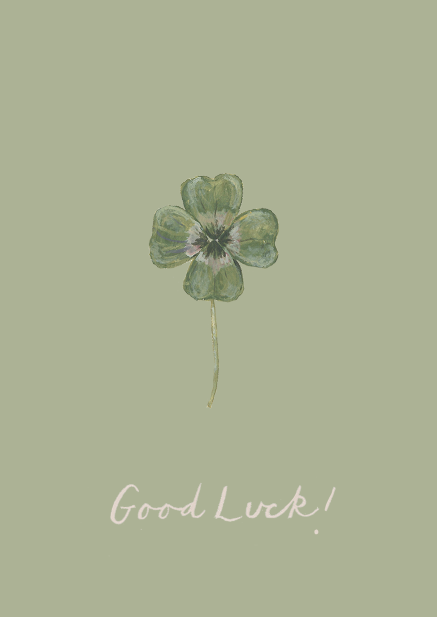 Good Luck mini card