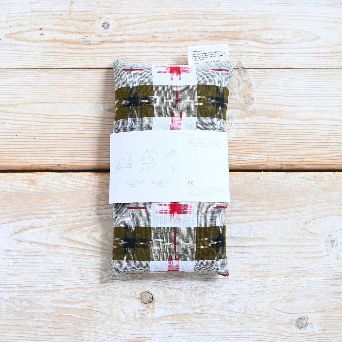 Multi-Use Lavender Therapy Pillow | Oslo Ikat Cotton
