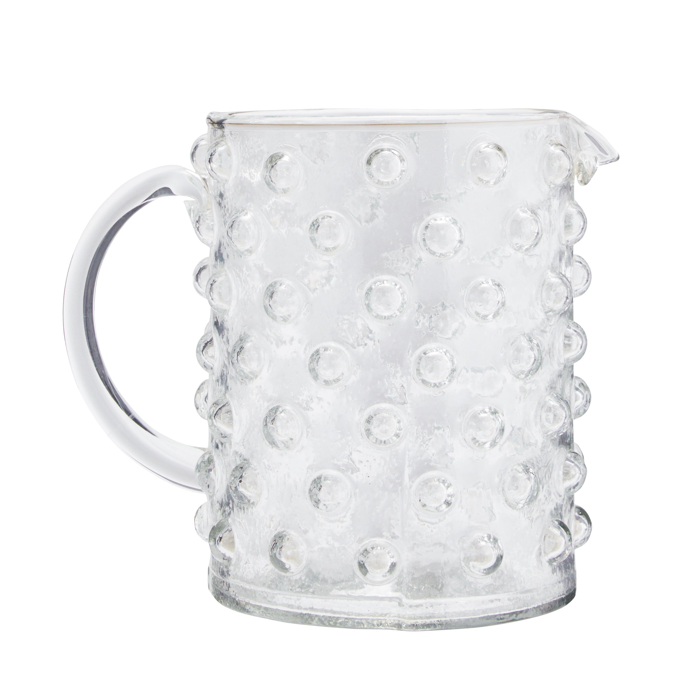 Glass Jug with Dots