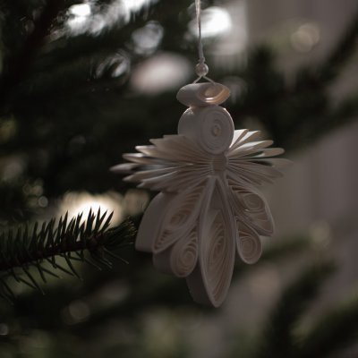 Paper Angel Christmas Decoration