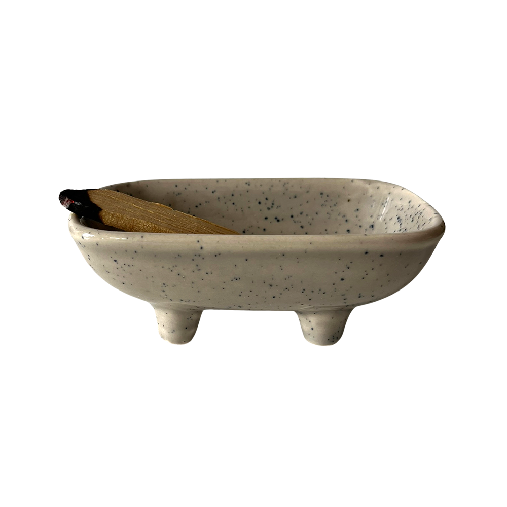 Ceramic Sage and Palo Santo Holder