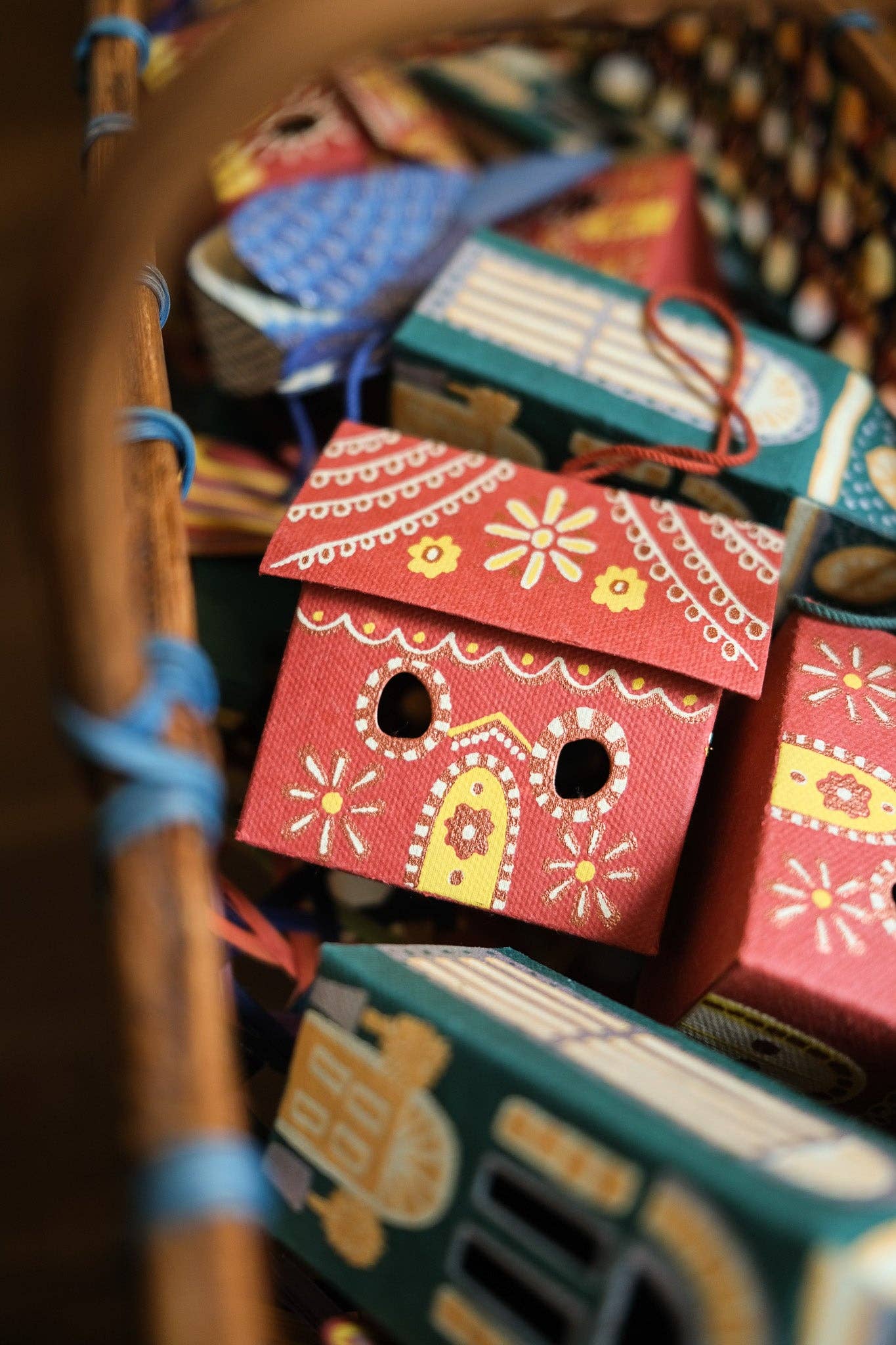 Gingerbread House Screen Printed Decoration