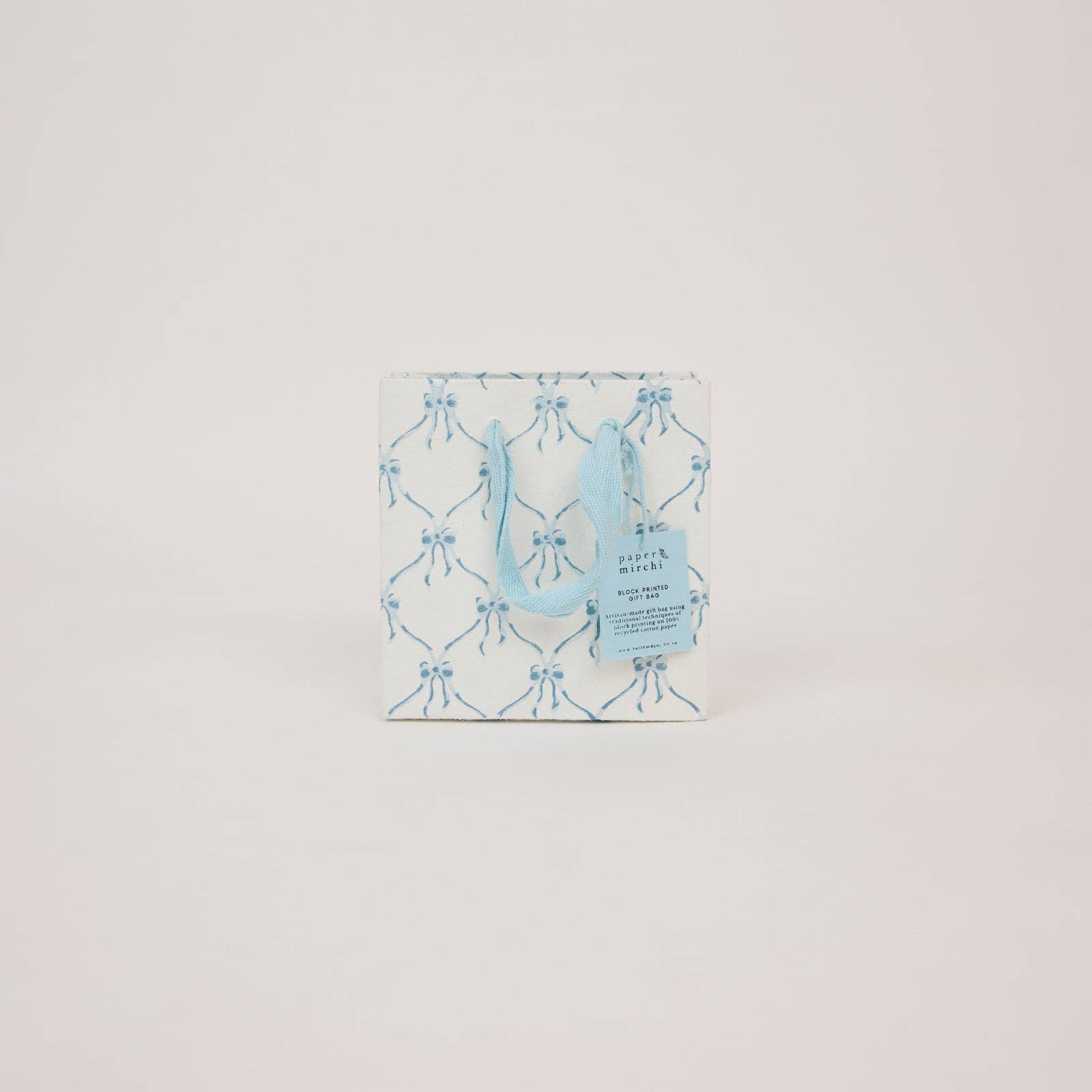 Block Printed Gift Bags (Small) - Alaska