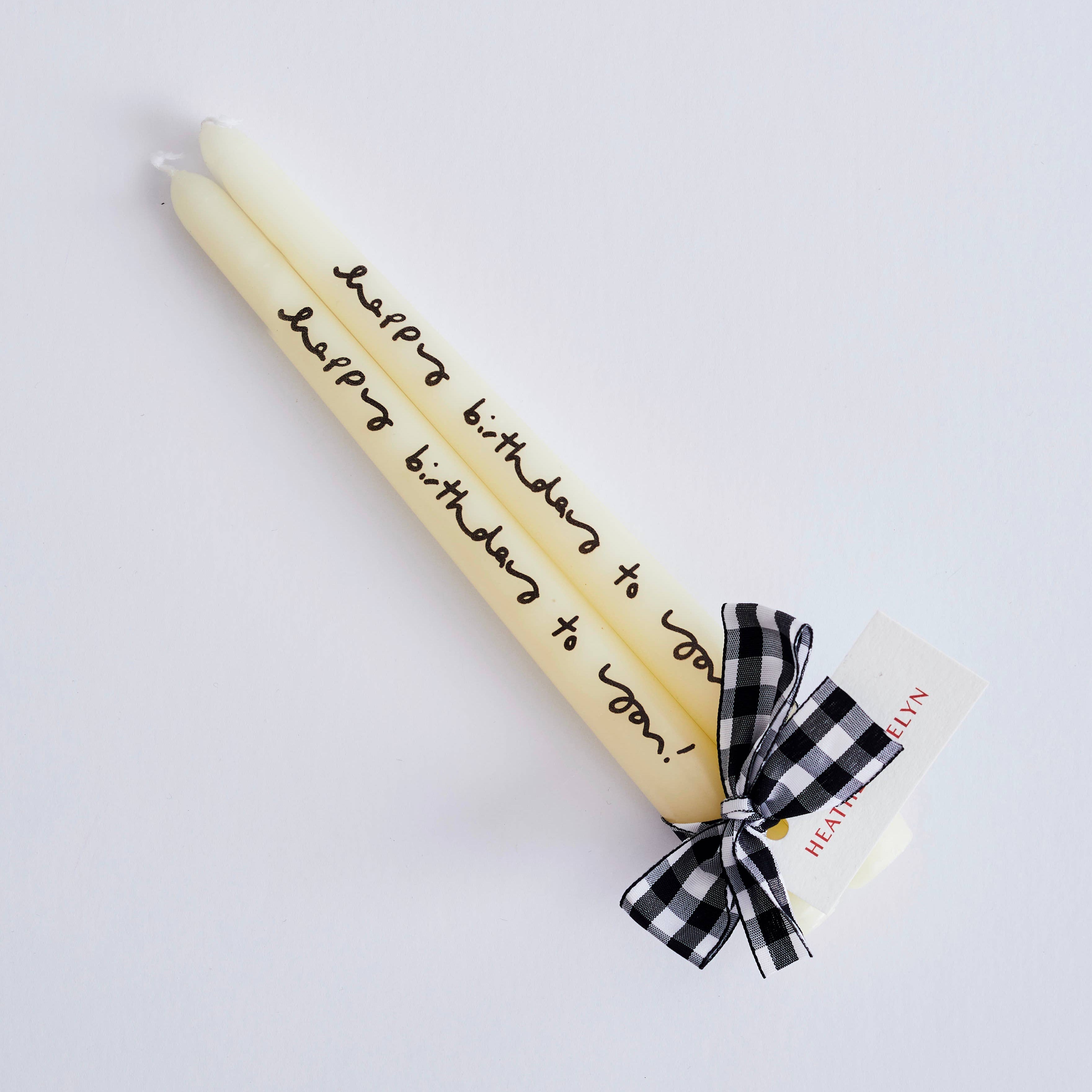 Happy Birthday to You | Set of 2 Candles