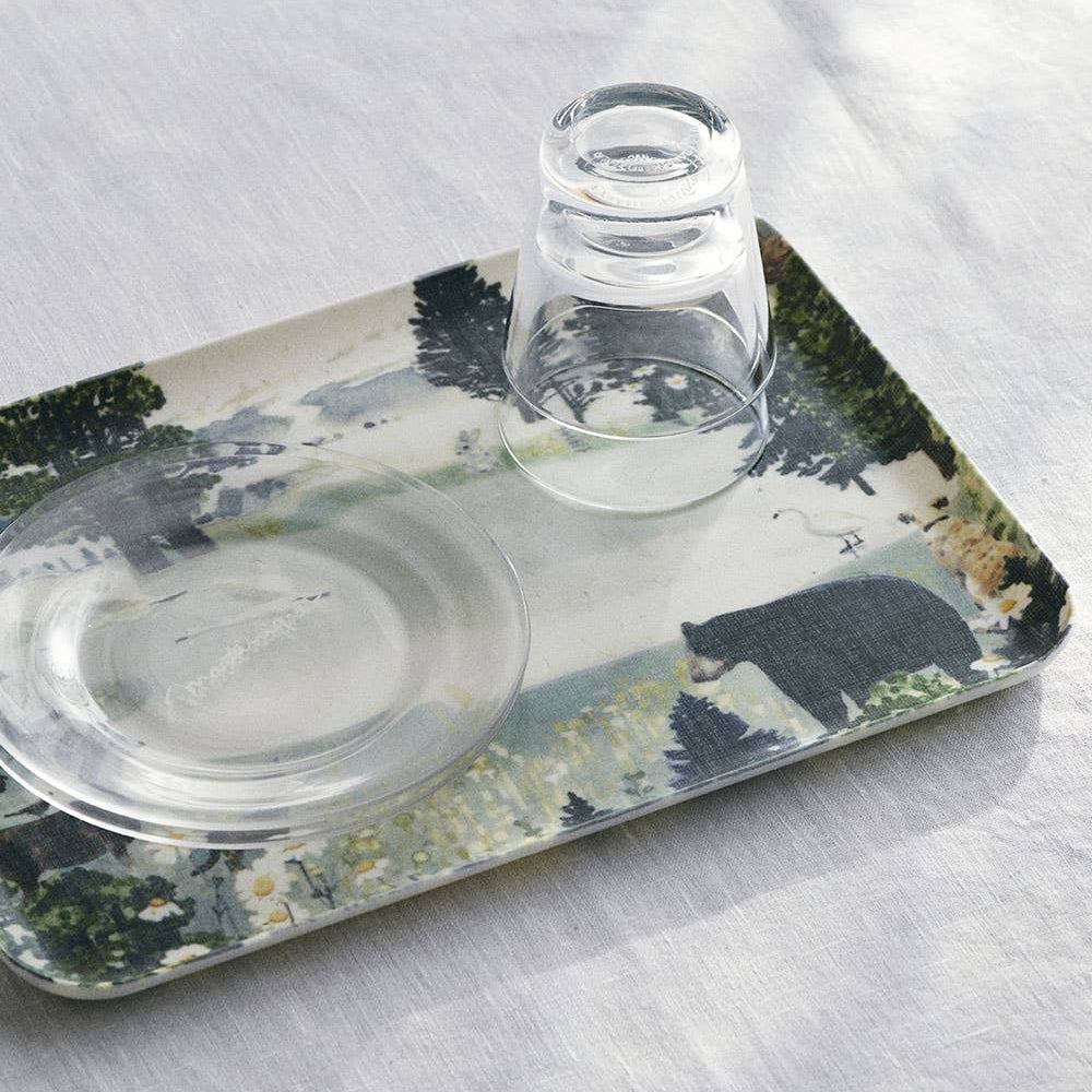 Linen Tray | Forest And Animals | Medium