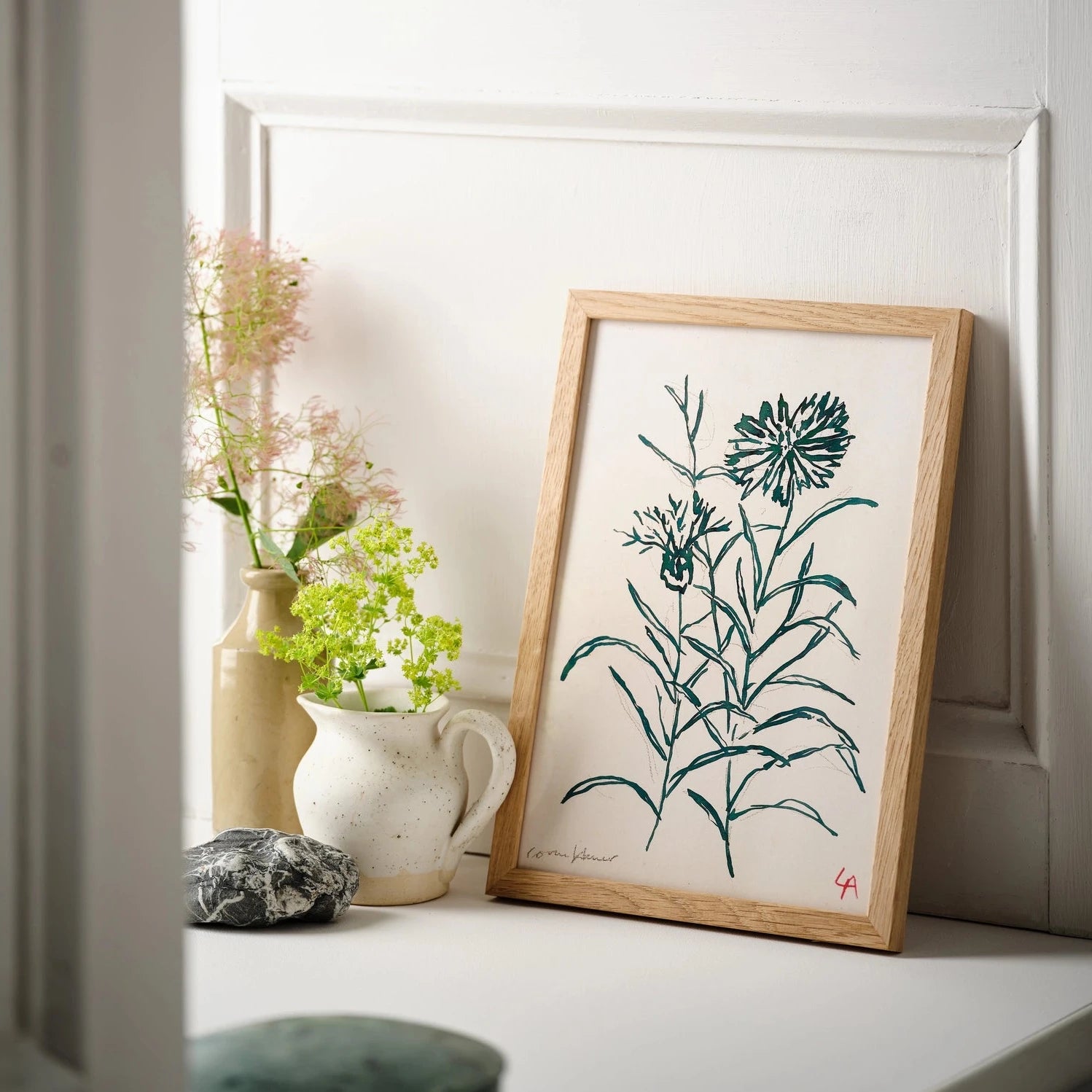 Cornflower Art Print