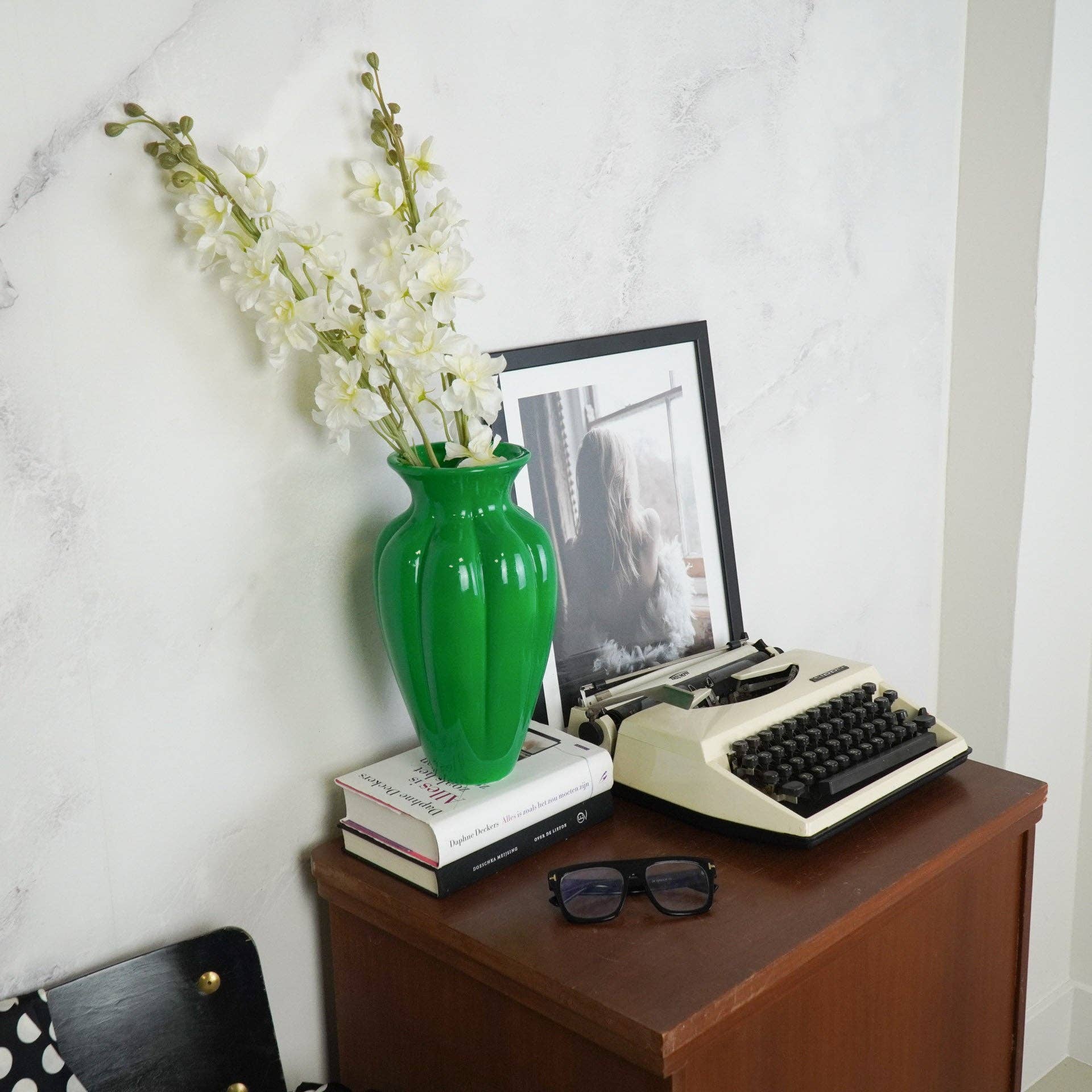 Pleated Flower Vase | Green