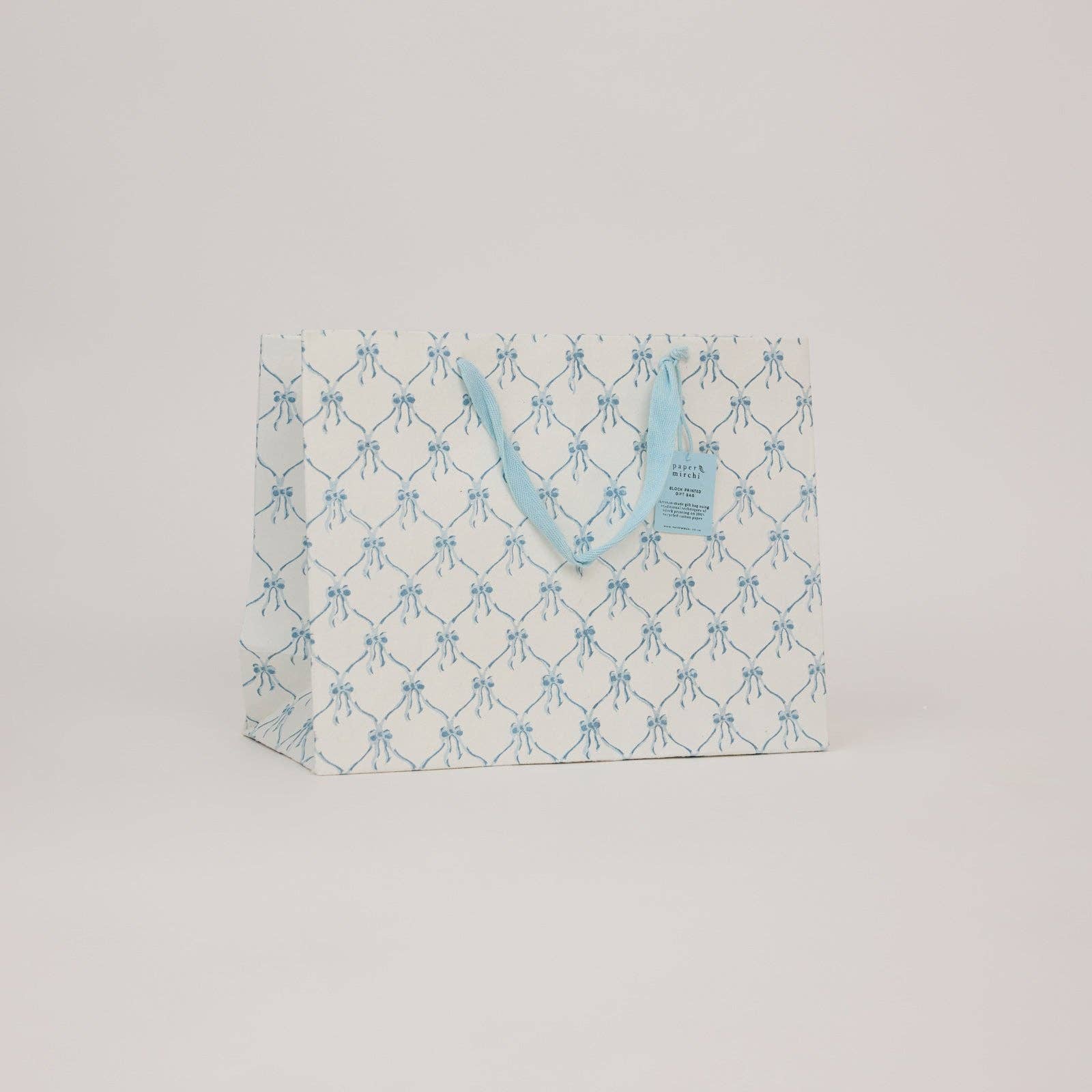 Block Printed Gift Bags (Large) - Alaska