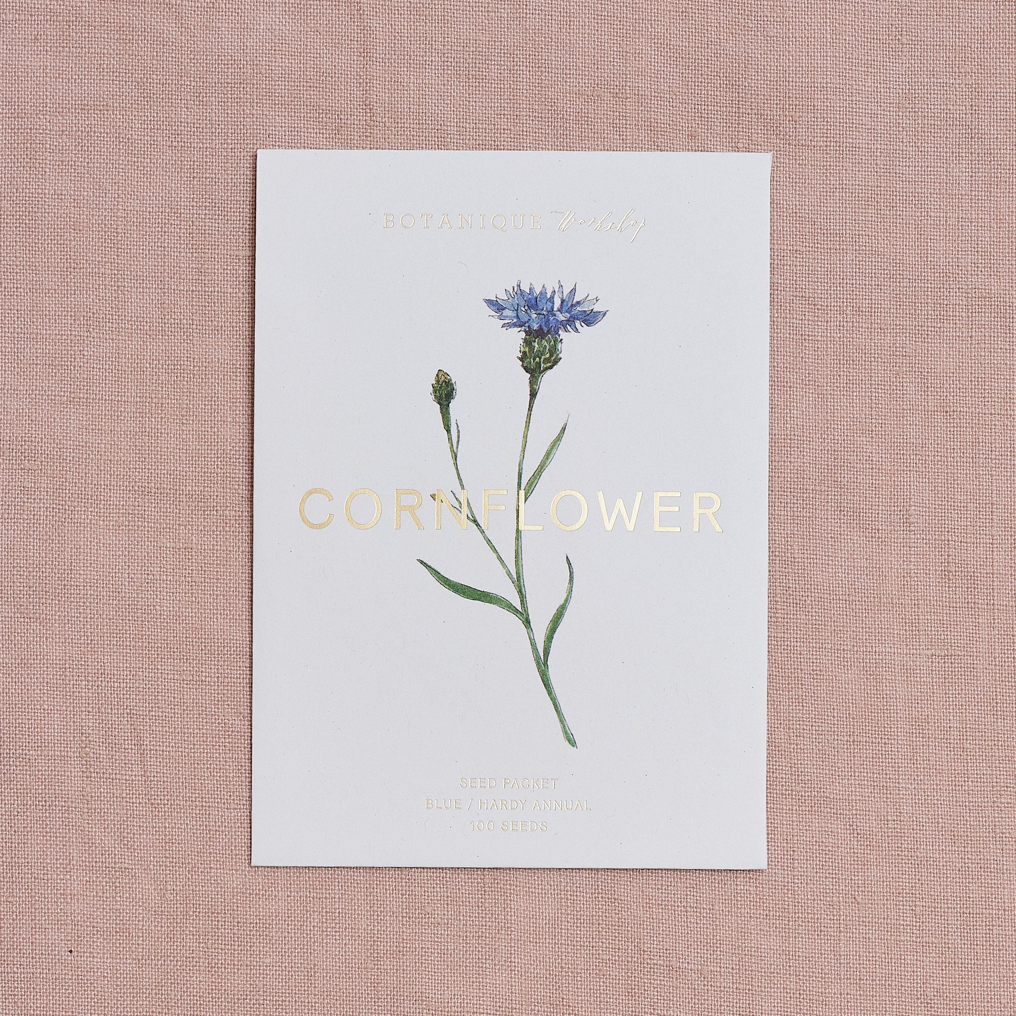 Cornflower Blue Seed Packet